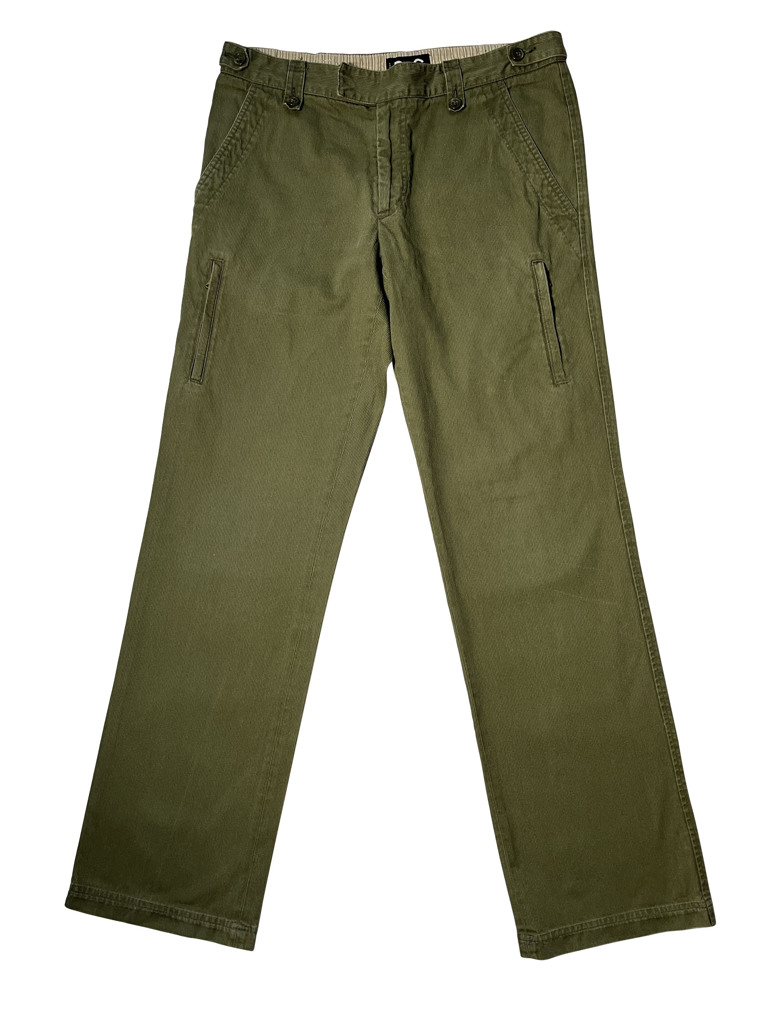 Dolce & Gabbana ⚡️QUICK SALE⚡️Dolce & Gabbana Green Corduroy Cargo Pants Size US 30 / EU 46 - 1 Thumbnail