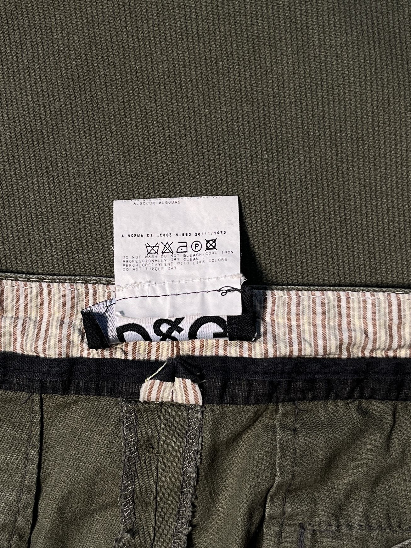 Dolce & Gabbana ⚡️QUICK SALE⚡️Dolce & Gabbana Green Corduroy Cargo Pants Size US 30 / EU 46 - 4 Thumbnail