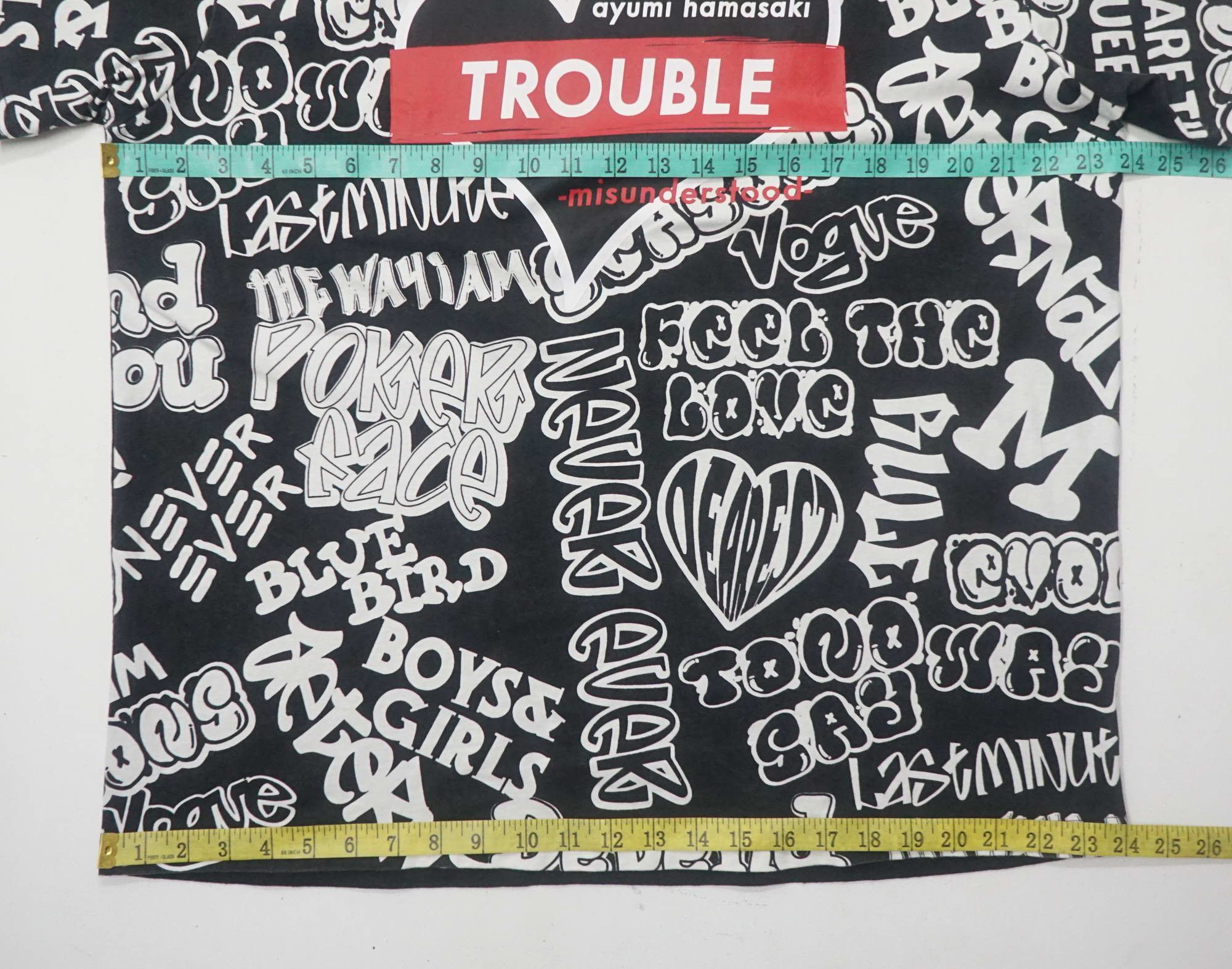 Band Tees AYUMI HAMASAKI Full Print Concert Tour T-shirt Size US XL / EU 56 / 4 - 9 Thumbnail