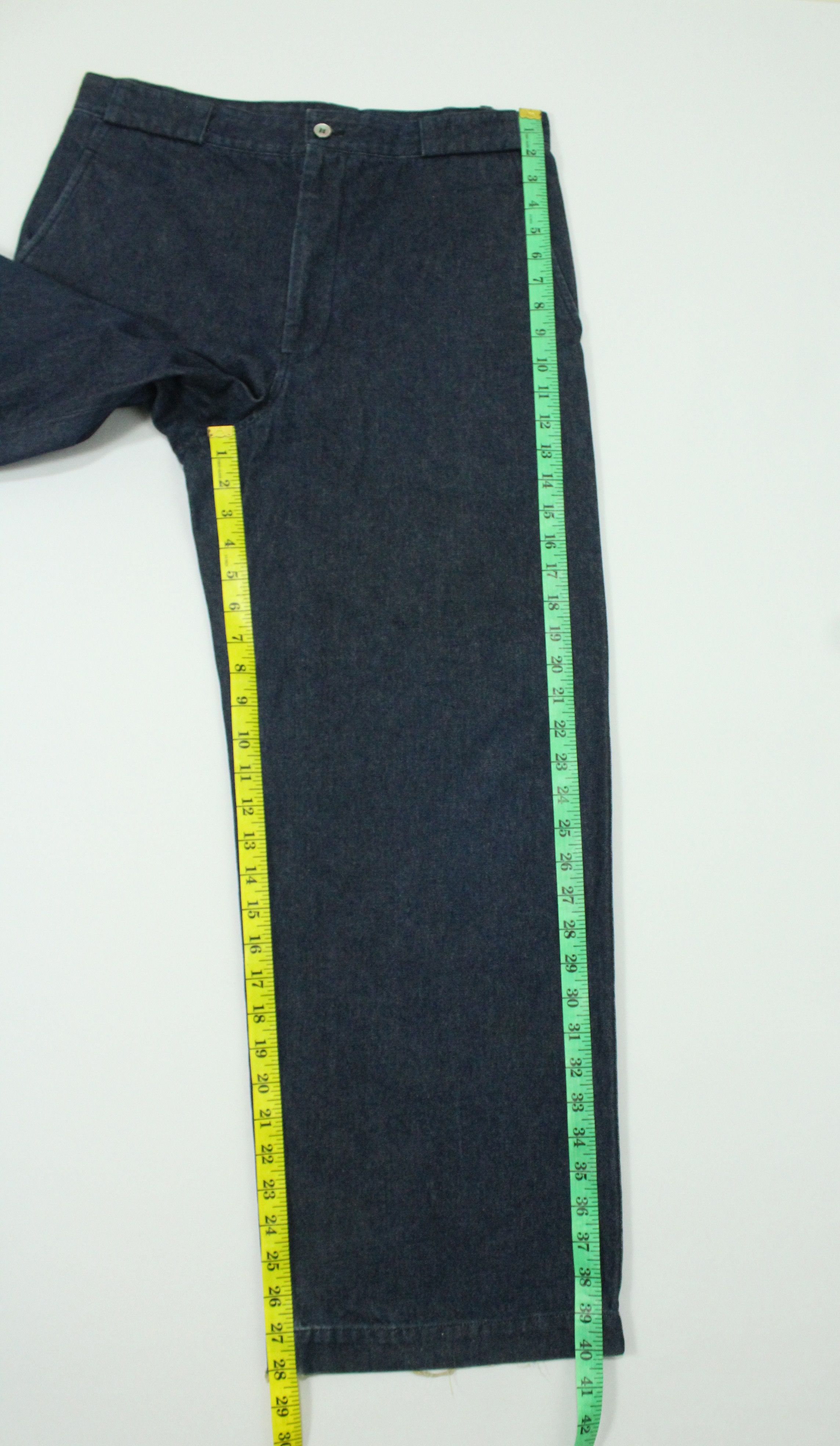 Comme des Garcons AD 1998 TRICOT COMME DES GARCONS Pants Denim Wide Leg Baggy Size 32" / US 10 / IT 46 - 18 Thumbnail