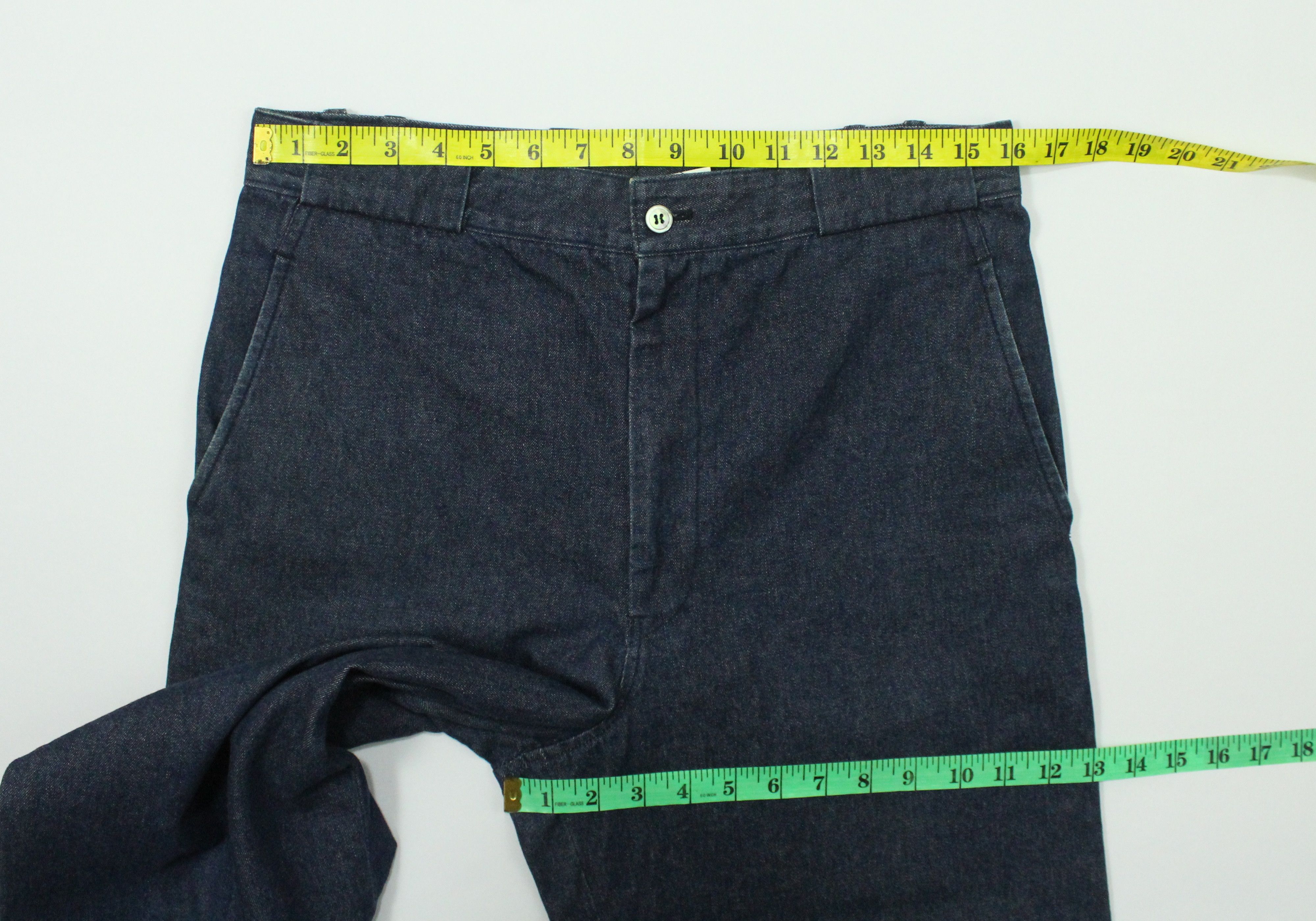Comme des Garcons AD 1998 TRICOT COMME DES GARCONS Pants Denim Wide Leg Baggy Size 32" / US 10 / IT 46 - 16 Thumbnail