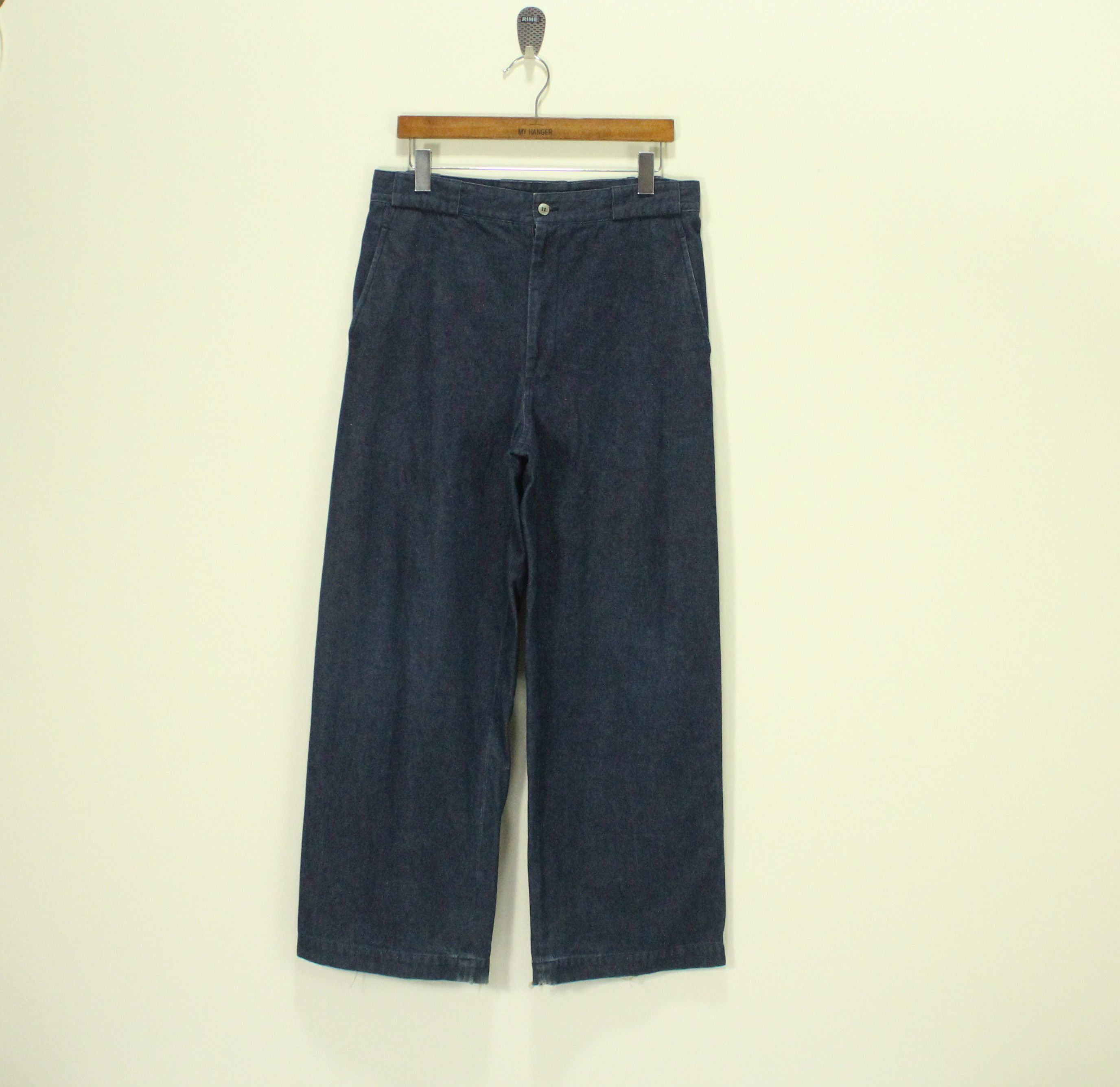 Comme des Garcons AD 1998 TRICOT COMME DES GARCONS Pants Denim Wide Leg Baggy Size 32" / US 10 / IT 46 - 3 Thumbnail