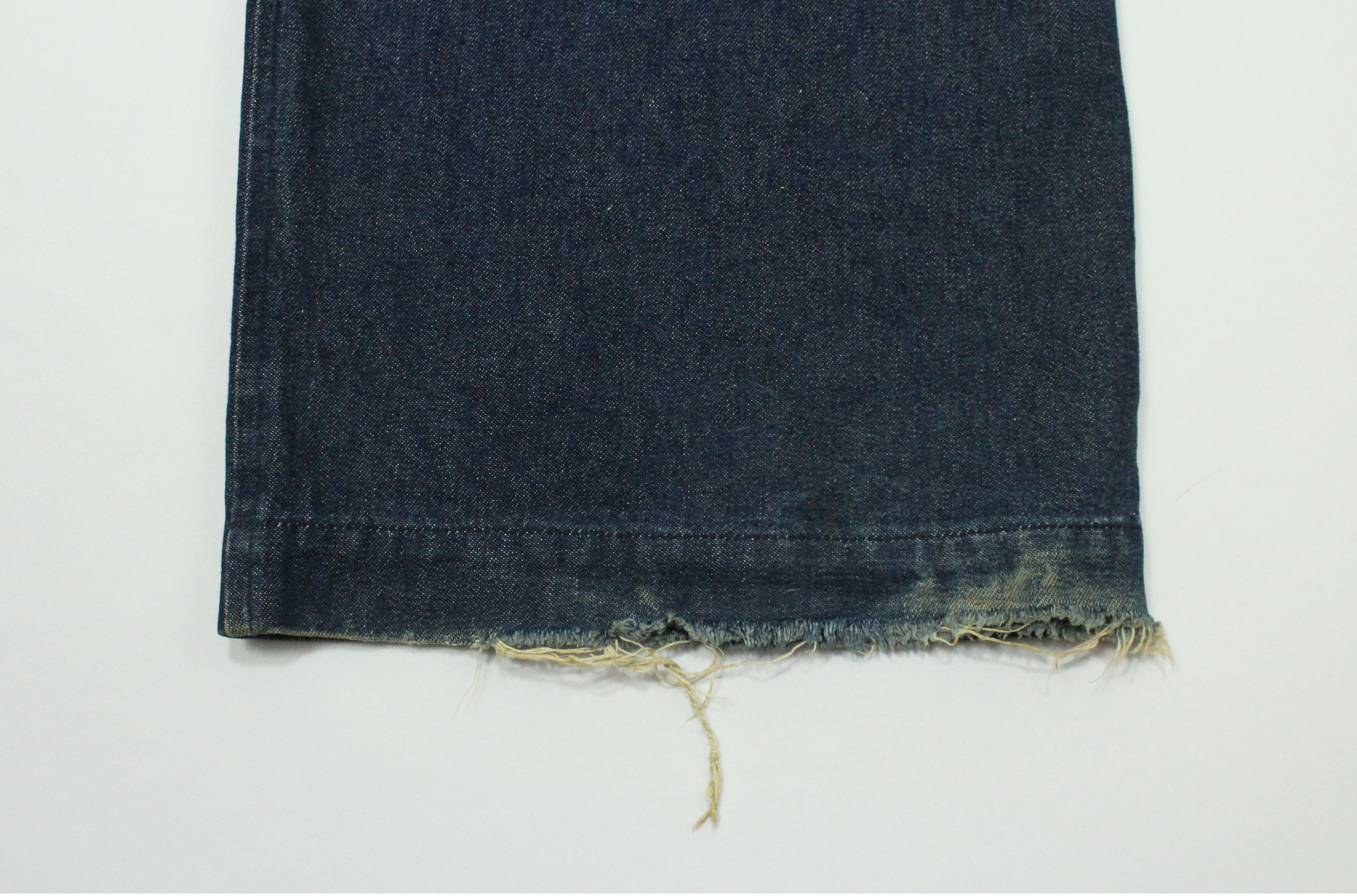 Comme des Garcons AD 1998 TRICOT COMME DES GARCONS Pants Denim Wide Leg Baggy Size 32" / US 10 / IT 46 - 21 Thumbnail