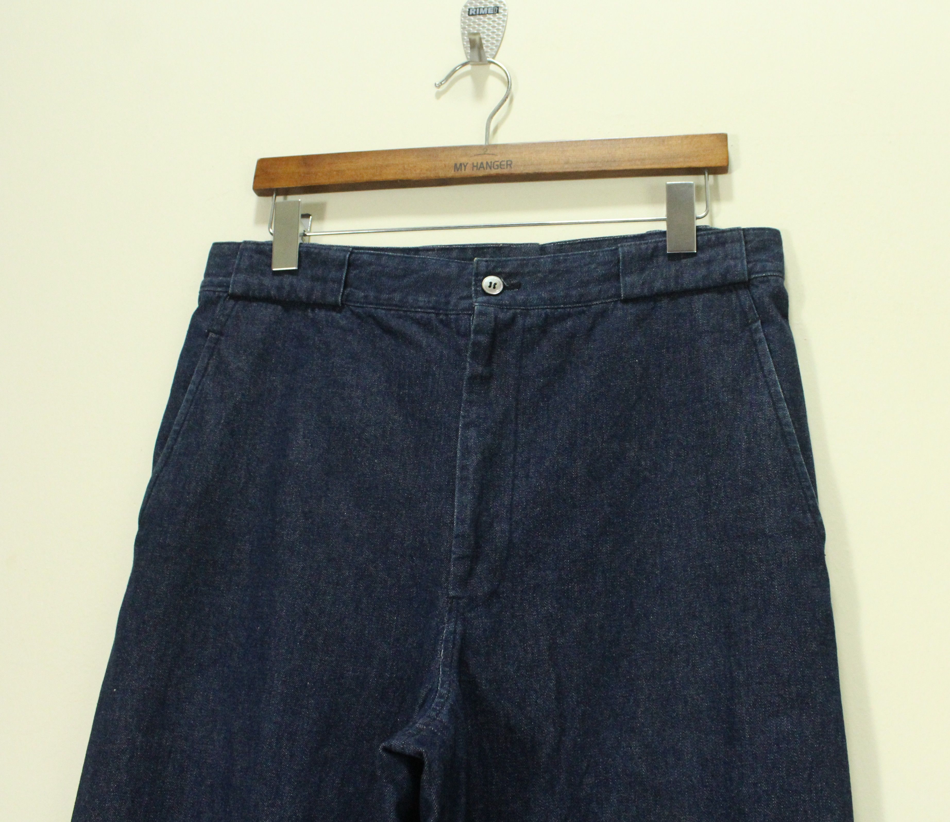 Comme des Garcons AD 1998 TRICOT COMME DES GARCONS Pants Denim Wide Leg Baggy Size 32" / US 10 / IT 46 - 4 Thumbnail