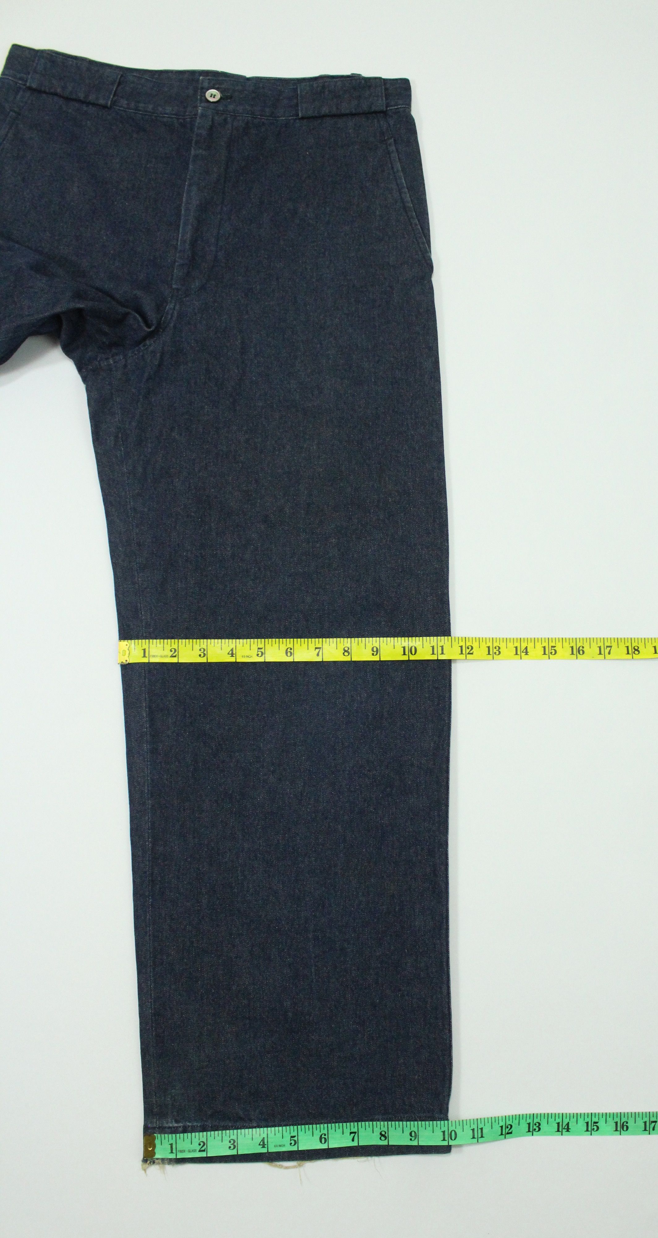Comme des Garcons AD 1998 TRICOT COMME DES GARCONS Pants Denim Wide Leg Baggy Size 32" / US 10 / IT 46 - 19 Thumbnail