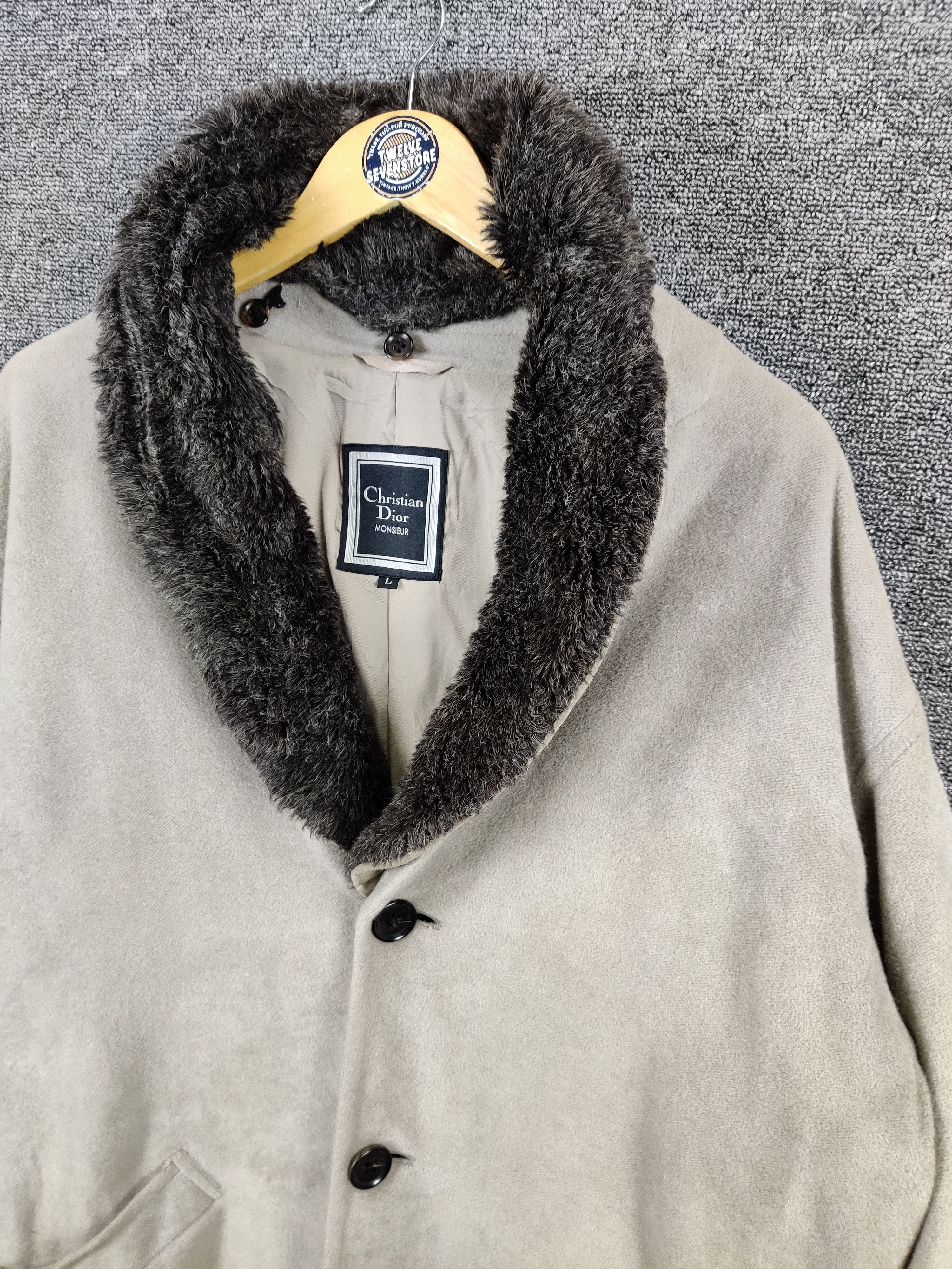 Christian Dior Monsieur Vintage Christian Dior Monsieur Fur Heavy Coat Size US L / EU 52-54 / 3 - 4 Thumbnail