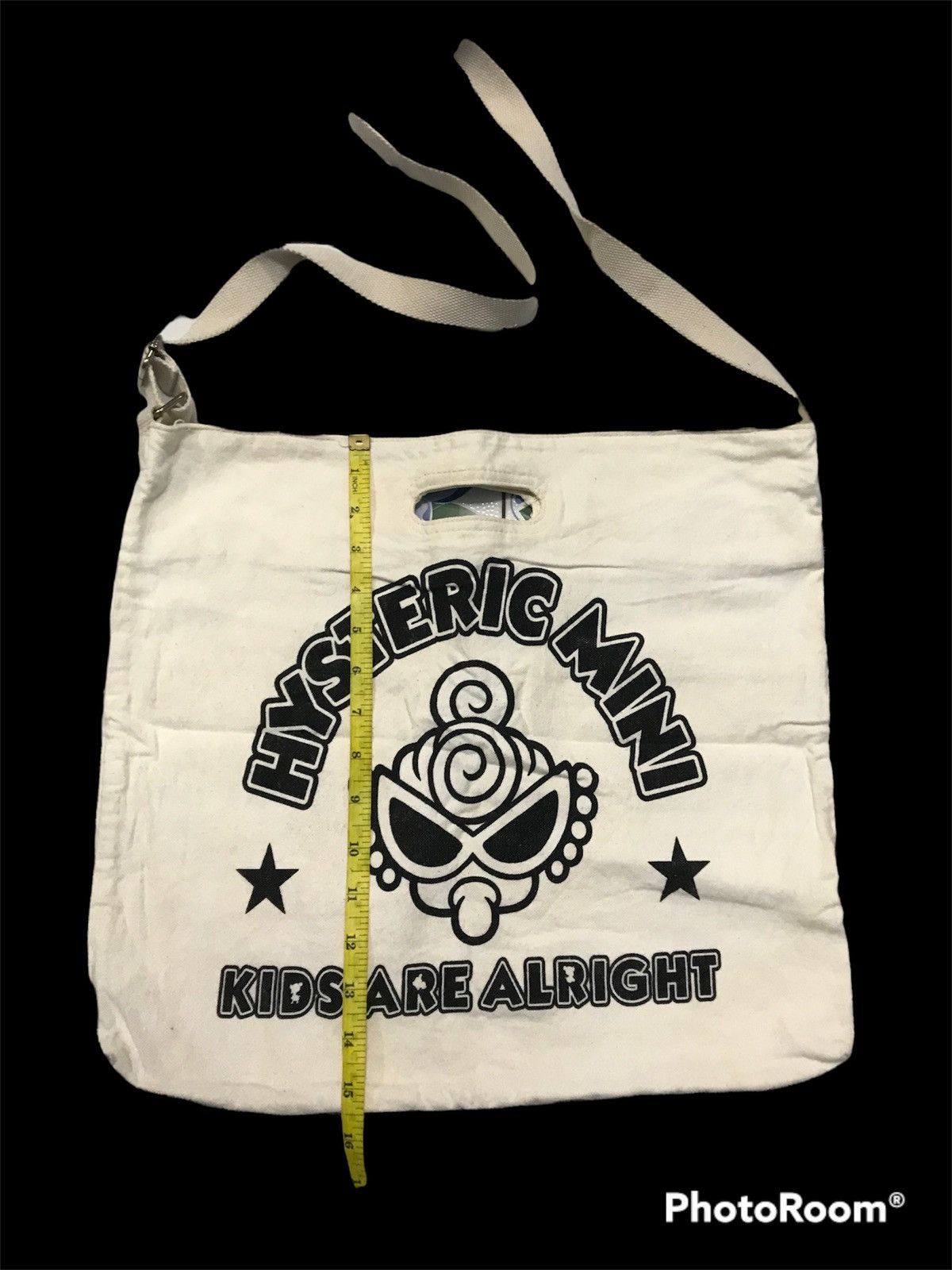 Hysteric Glamour × Japanese Brand Hysteric Glamour Sling Bag Streetwear Style Big Logo 2 Side Size ONE SIZE - 3 Thumbnail