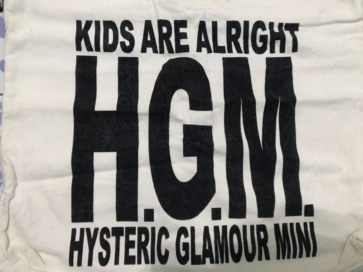 Hysteric Glamour × Japanese Brand Hysteric Glamour Sling Bag Streetwear Style Big Logo 2 Side Size ONE SIZE - 6 Thumbnail