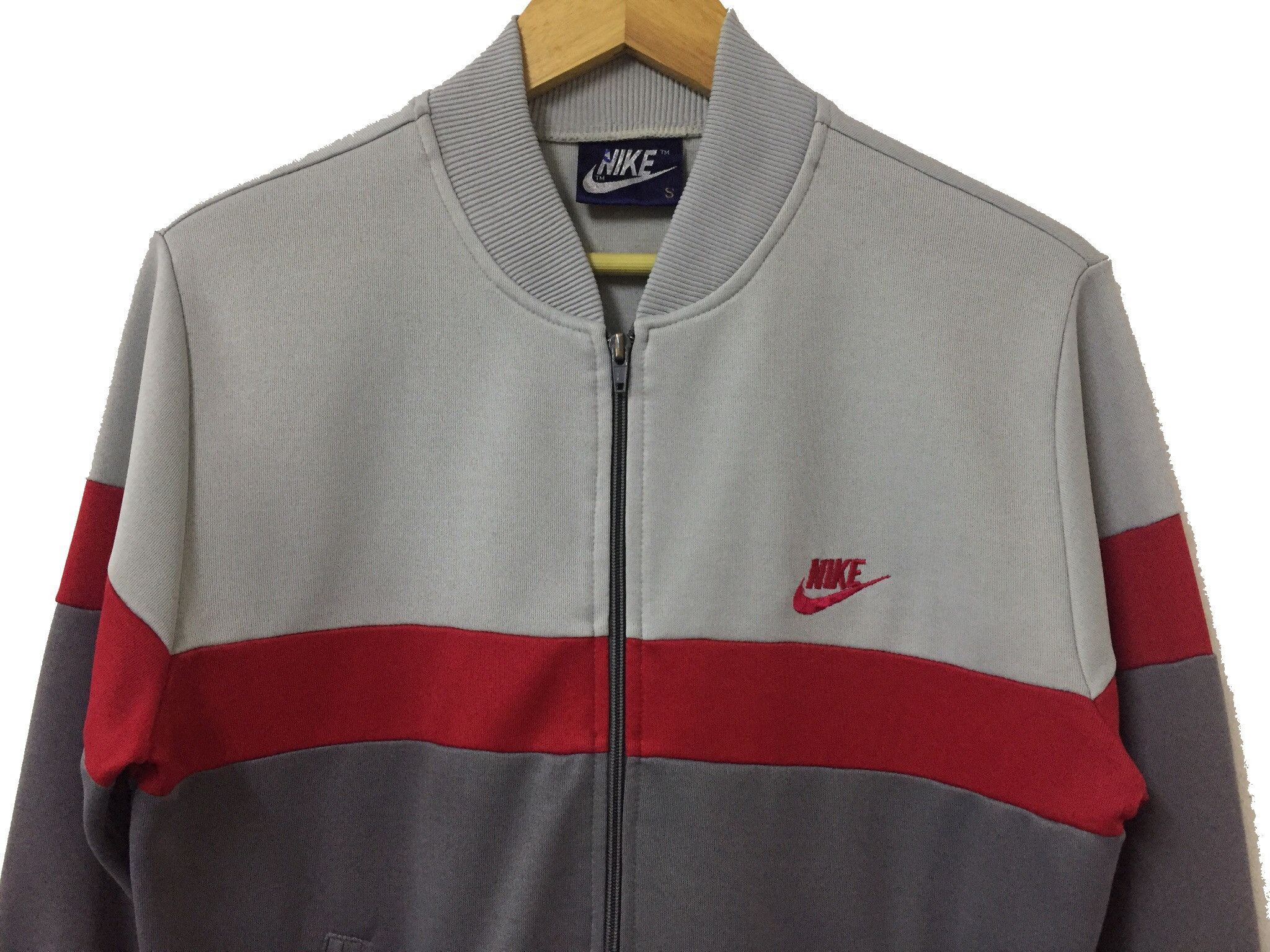 Nike VINTAGE 90s NIKE LOGO BLUE TAG TRACKTOP JACKET Size US M / EU 48-50 / 2 - 5 Thumbnail