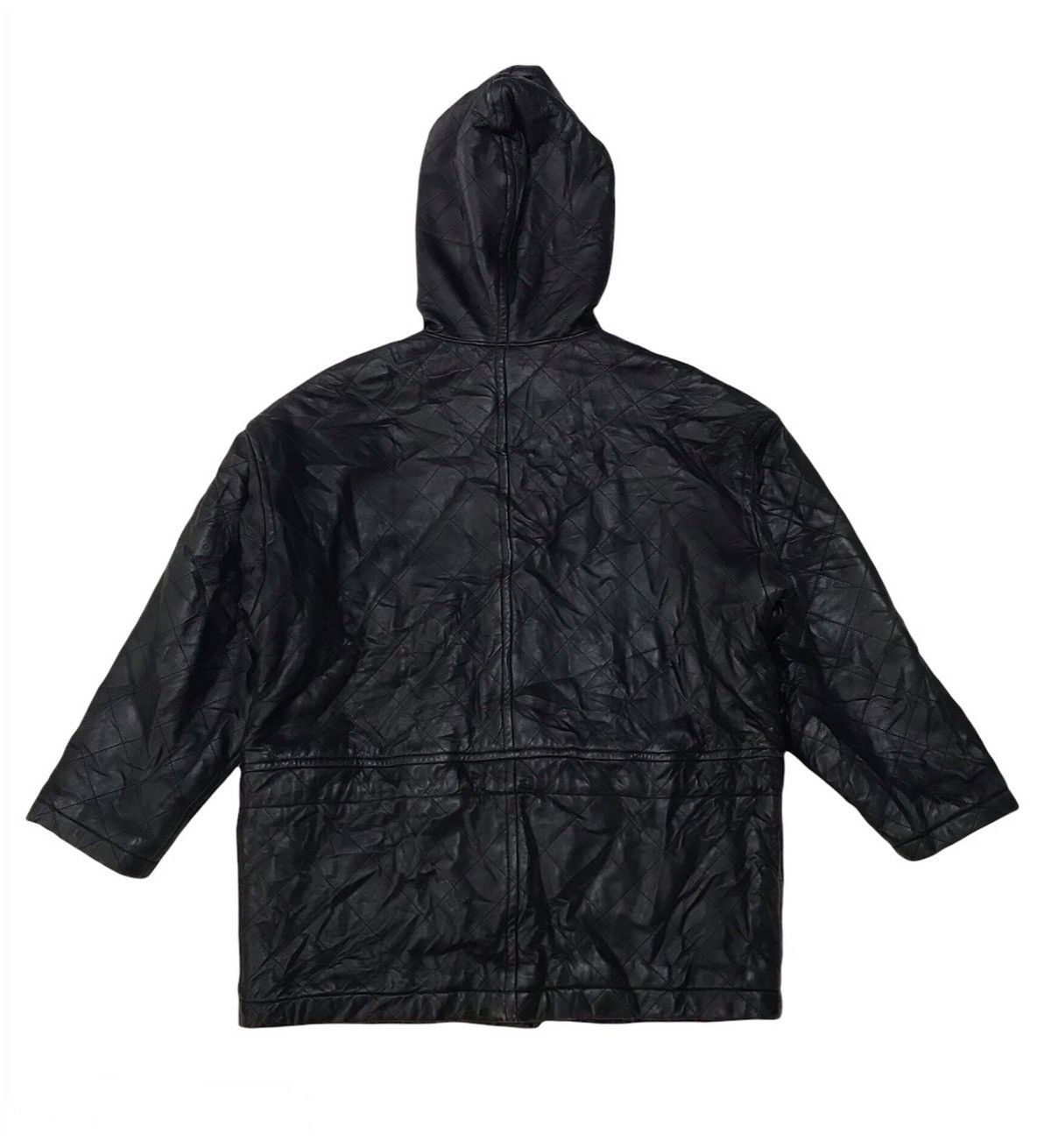 Hai Sporting Gear Hai Sporting Gear Issey Miyake Quilt Leather Jacket Hooded Size US M / EU 48-50 / 2 - 2 Thumbnail