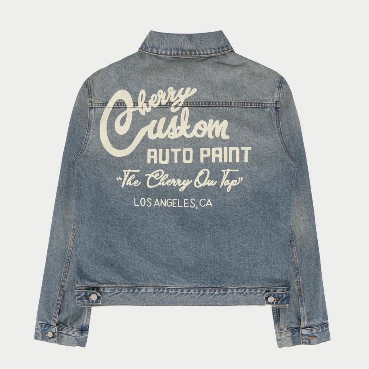 Cherry LA Cherry LA Denim Paint Jean Jacket (CL2 Wash) Size Small Size S / US 4 / IT 40 - 2 Thumbnail