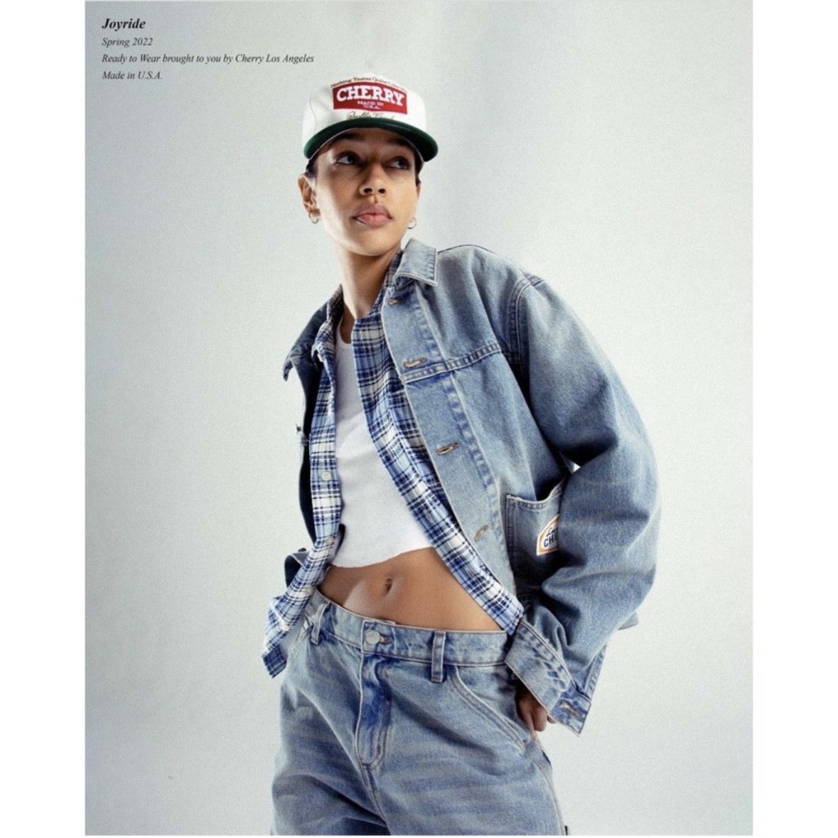 Cherry LA Cherry LA Denim Paint Jean Jacket (CL2 Wash) Size Small Size S / US 4 / IT 40 - 8 Thumbnail