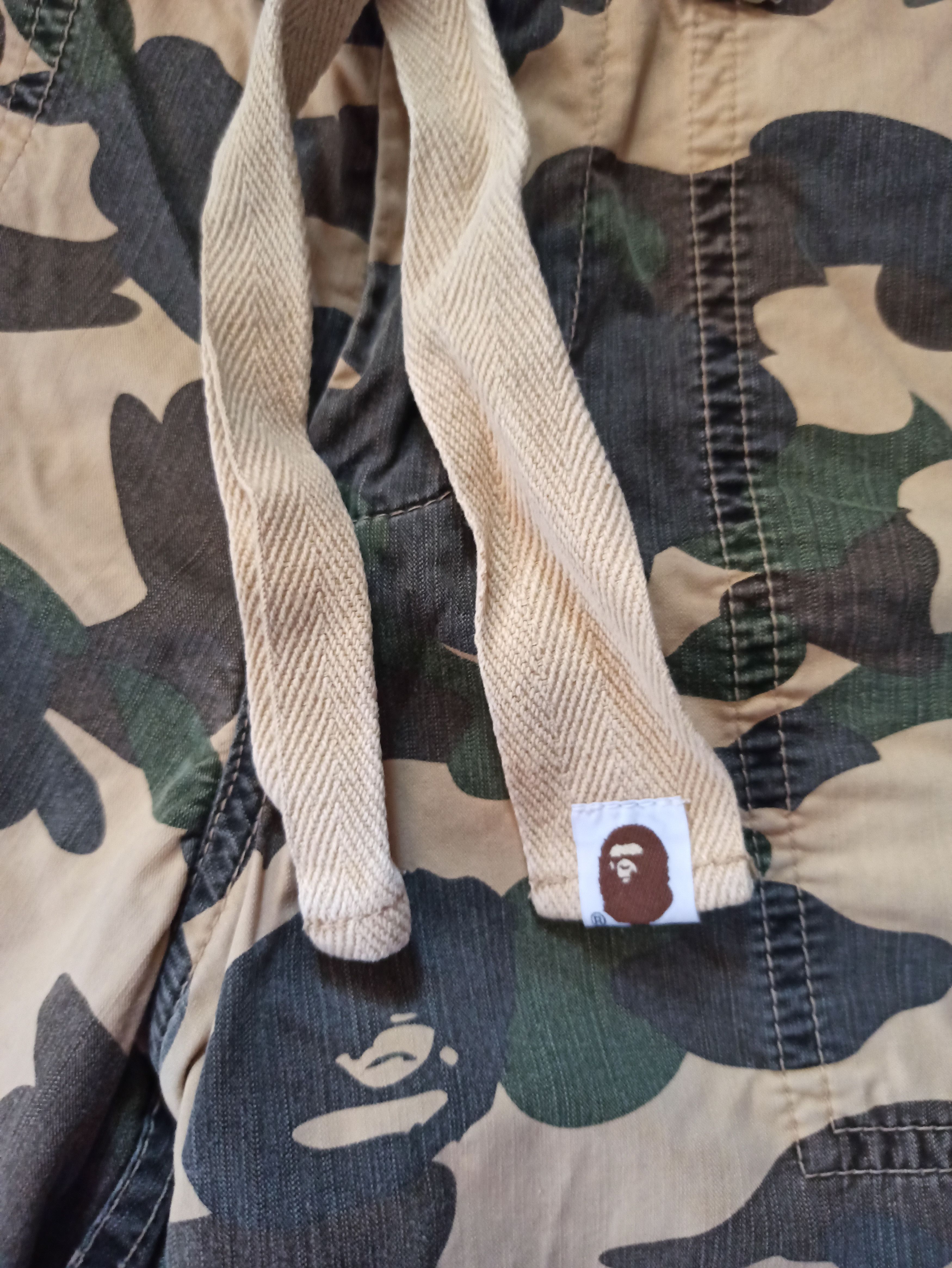 Bape Bape Og Yellow Camo Cargo Shorts Size US 32 / EU 48 - 5 Thumbnail