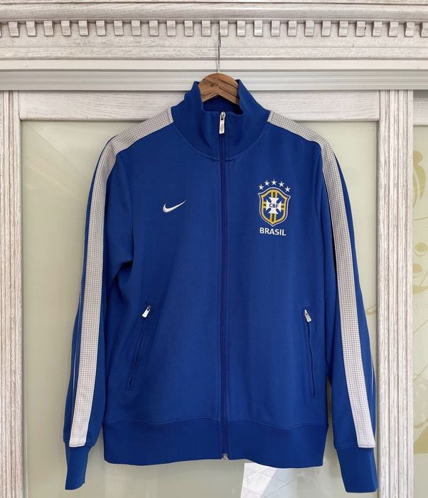 NIKE BRAZIL ACADEMY PRO ANTHEM KNIT JACKET FIFA WORLD CUP 2022