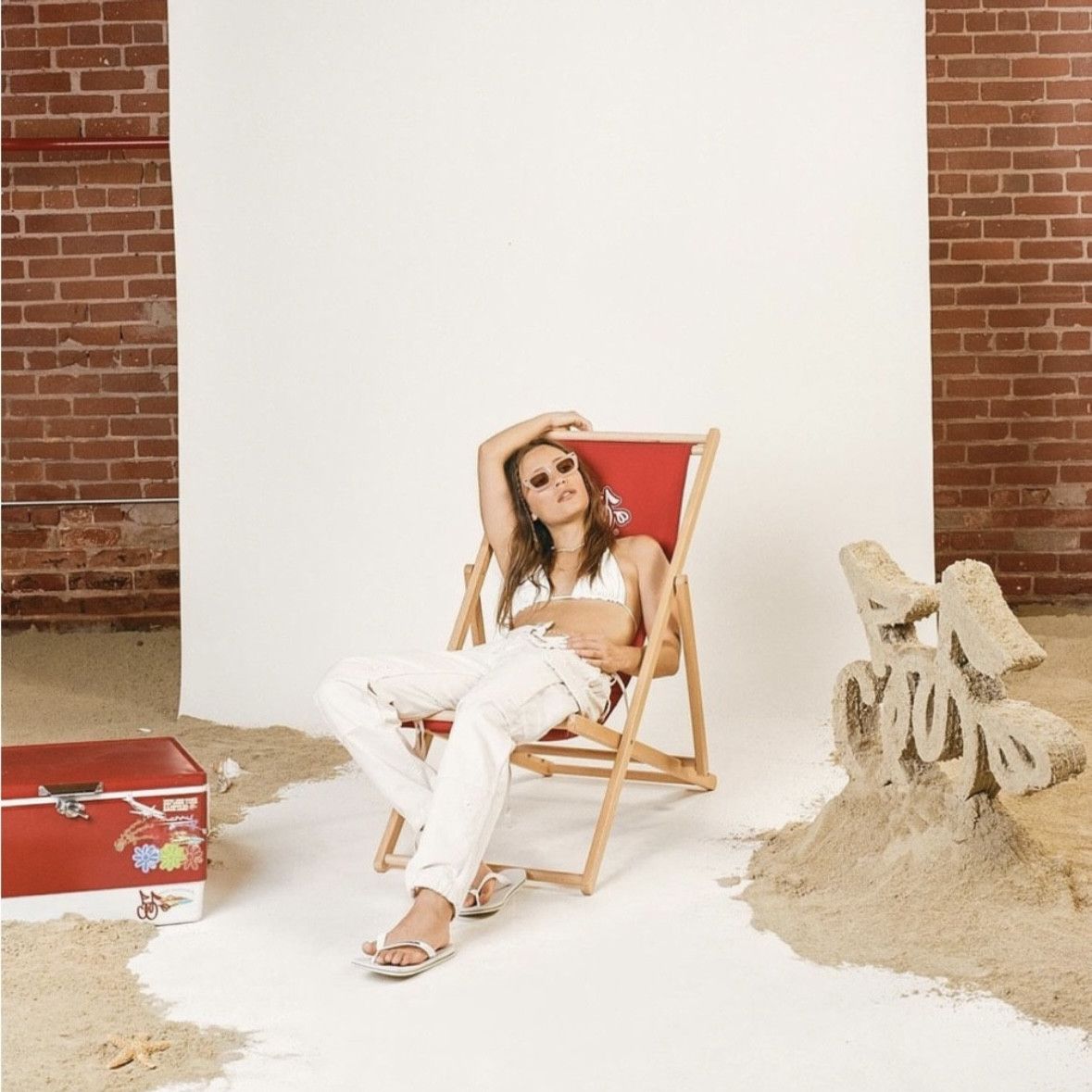 Cherry LA Cherry LA Sun Chair Canvas Logo LIMITED EDITION Size ONE SIZE - 4 Thumbnail