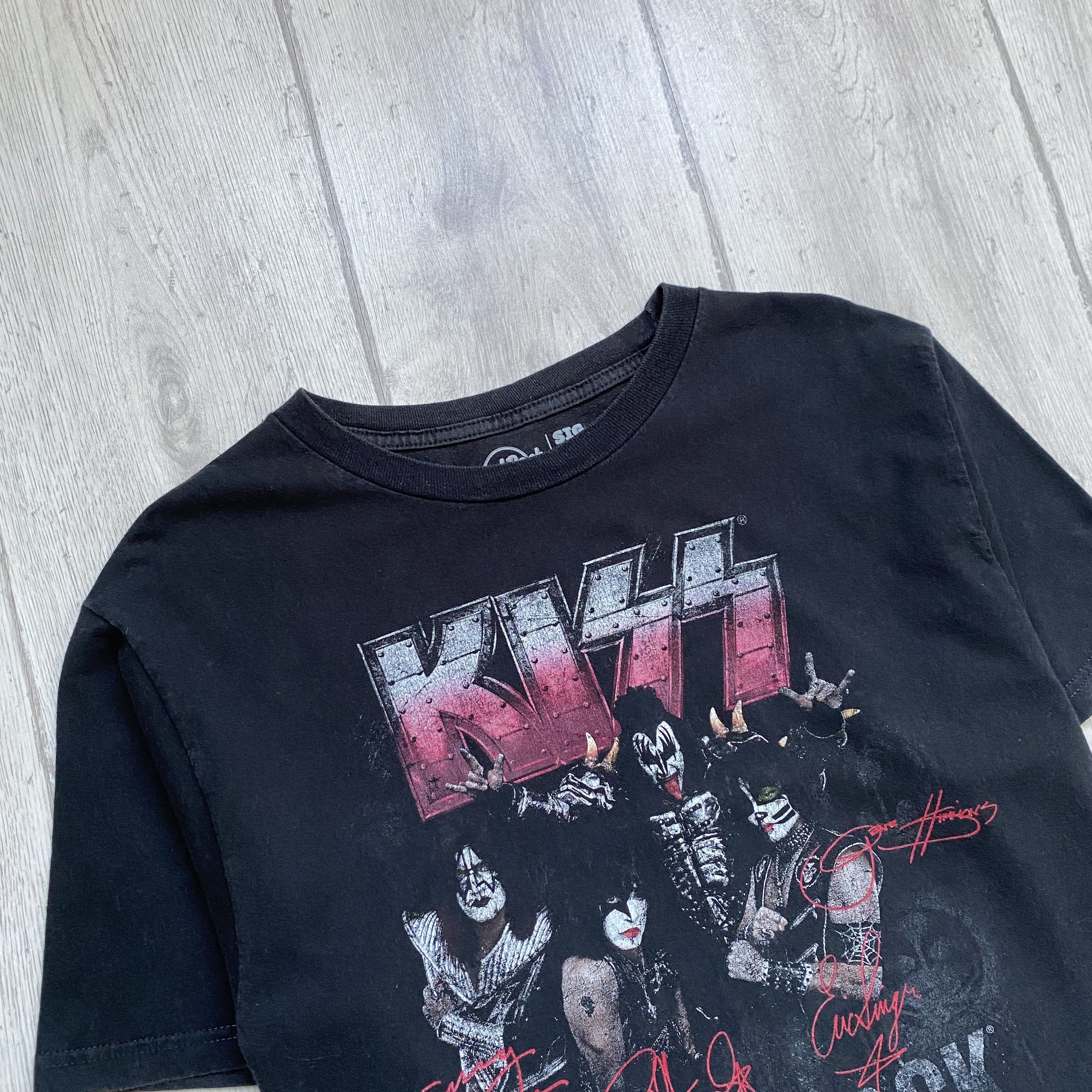 Hard Rock Cafe 🎸 Vintage 00s KISS Tour Tee Hard Rock Cafe Sig Series 32 Size US M / EU 48-50 / 2 - 3 Thumbnail