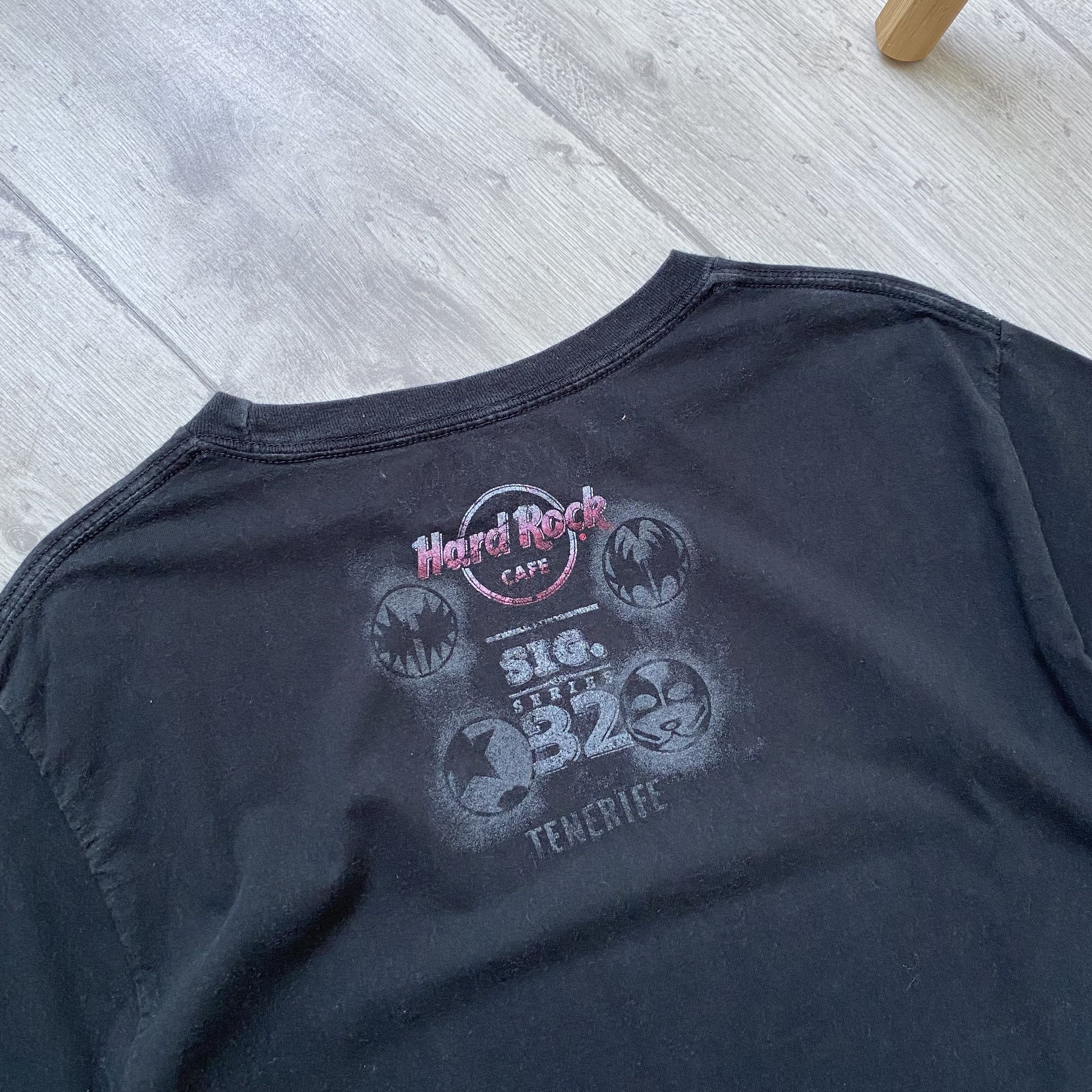 Hard Rock Cafe 🎸 Vintage 00s KISS Tour Tee Hard Rock Cafe Sig Series 32 Size US M / EU 48-50 / 2 - 8 Thumbnail