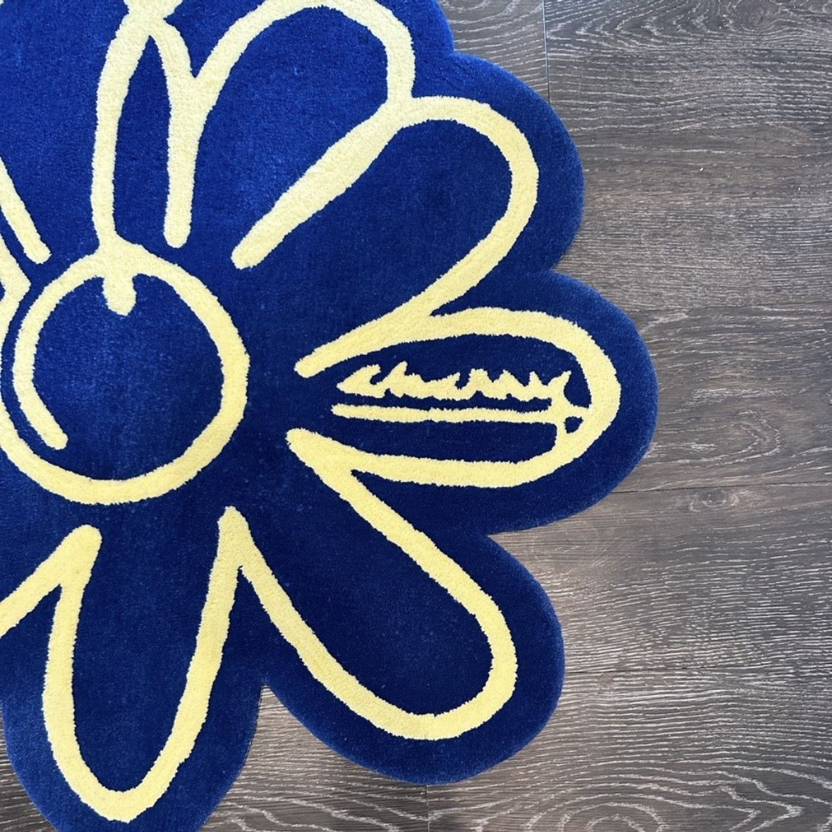Cherry LA Cherry LA Flower Rug - Navy ‘Brighter Future 2021 SOLD OUT Size ONE SIZE - 6 Thumbnail