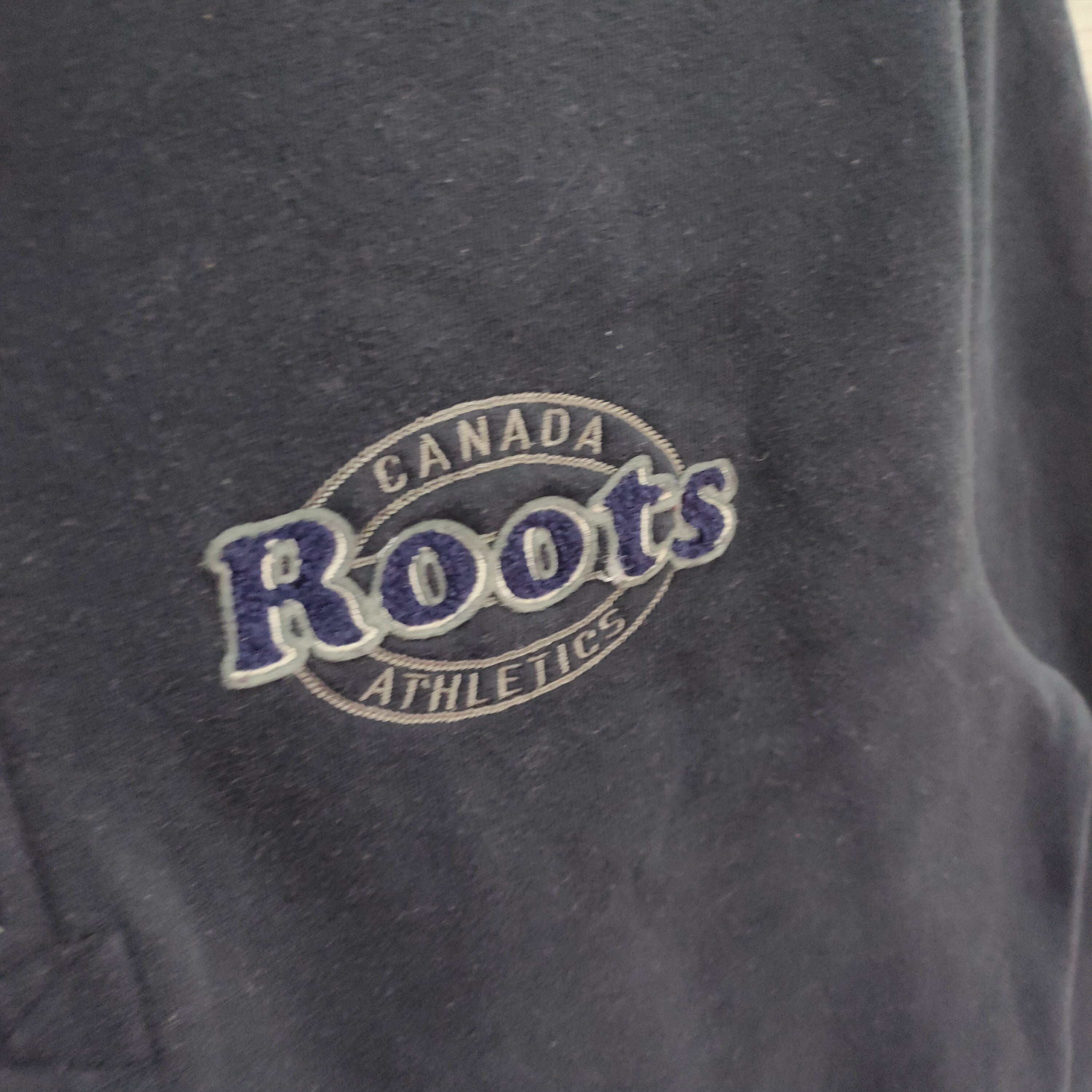 Roots Vtg Roots Canada Athletic Sweater Quarter Zip Size US L / EU 52-54 / 3 - 6 Thumbnail