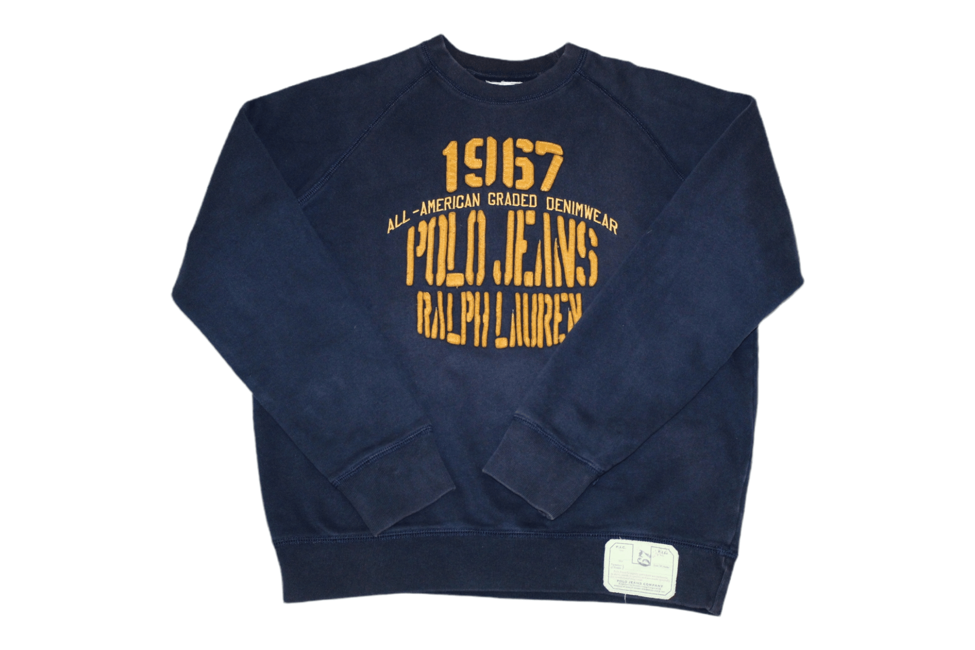 Polo Ralph Lauren 🔥 VTG 🔥 Polo Jeans Co. 1967 Ralph Lauren Big Logo Crew Size US S / EU 44-46 / 1 - 1 Thumbnail