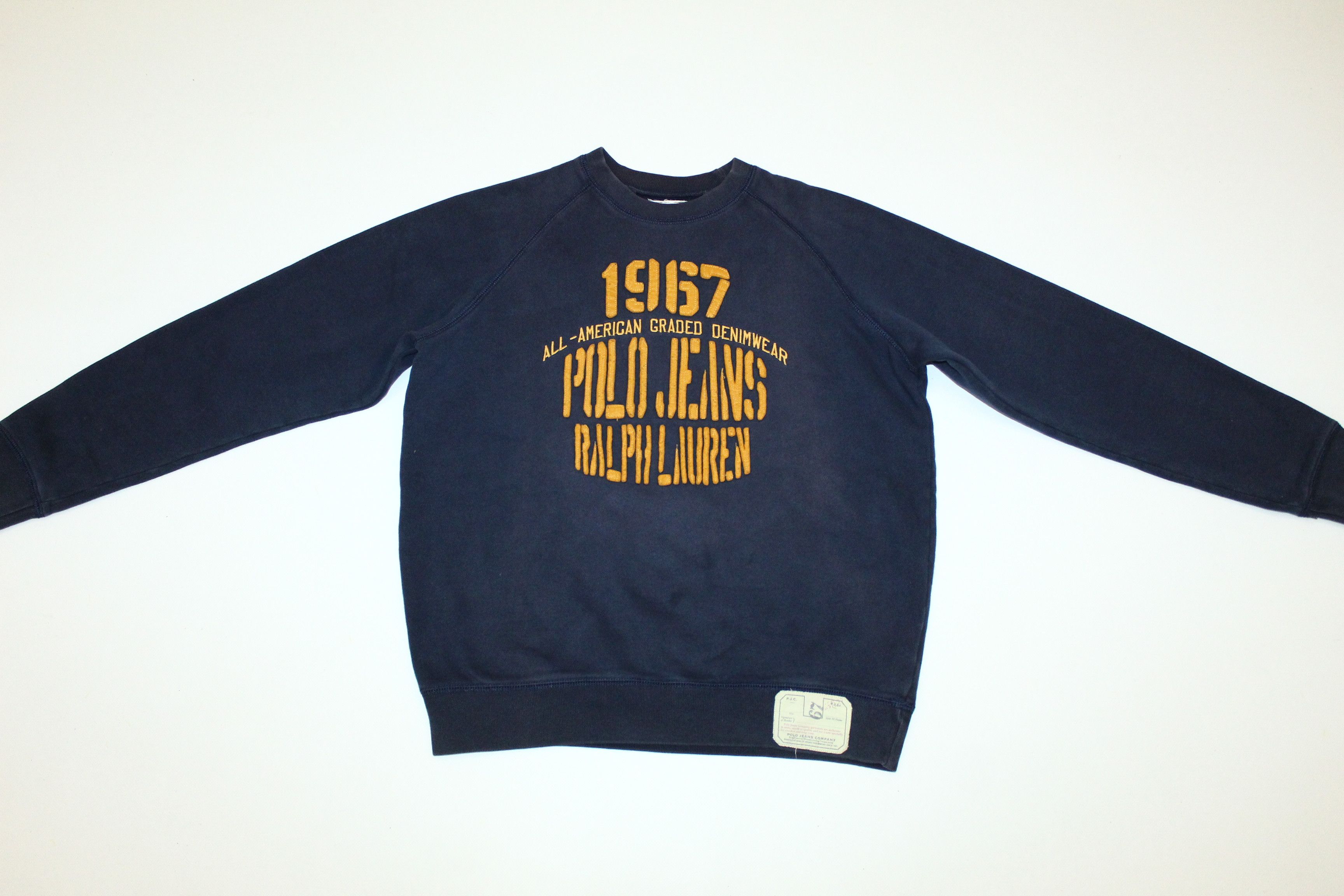 Polo Ralph Lauren 🔥 VTG 🔥 Polo Jeans Co. 1967 Ralph Lauren Big Logo Crew Size US S / EU 44-46 / 1 - 2 Thumbnail