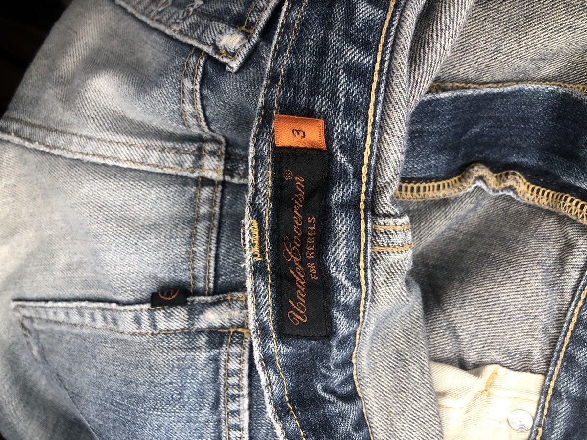Undercover Undercover SS07 Purple Faded „ Chaos “ Zip Denim Undercover Undercover SS07 Purple Faded „ Chaos “ Zip Denim