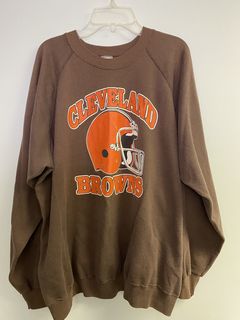 Vintage 80s 90s Cleveland Browns Crew Neck Sweater Sweatshirt Size M