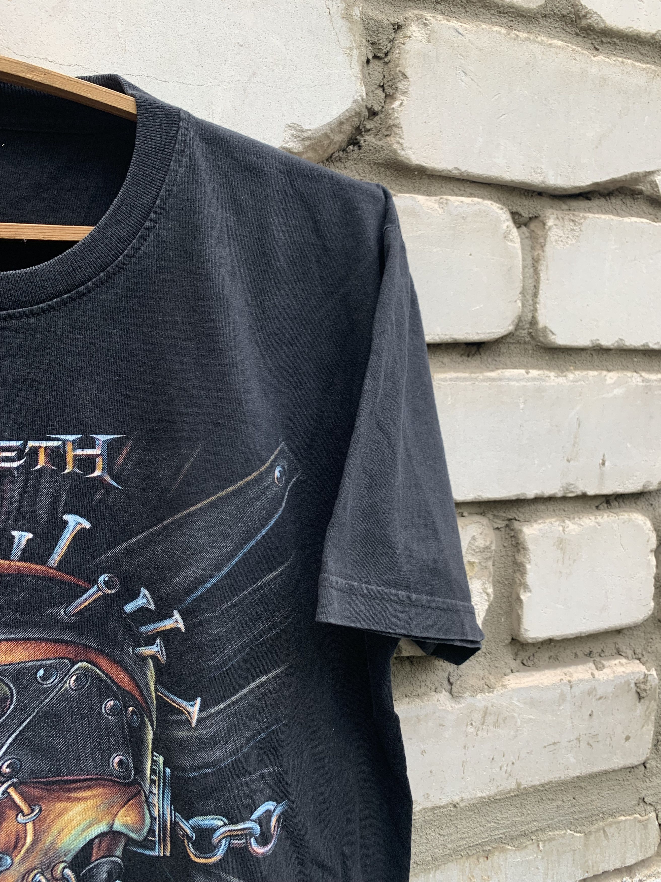 Band Tees Vintage Faded Megadeth t-shirt Y2K Sreetwear Skulls Size US L / EU 52-54 / 3 - 5 Thumbnail