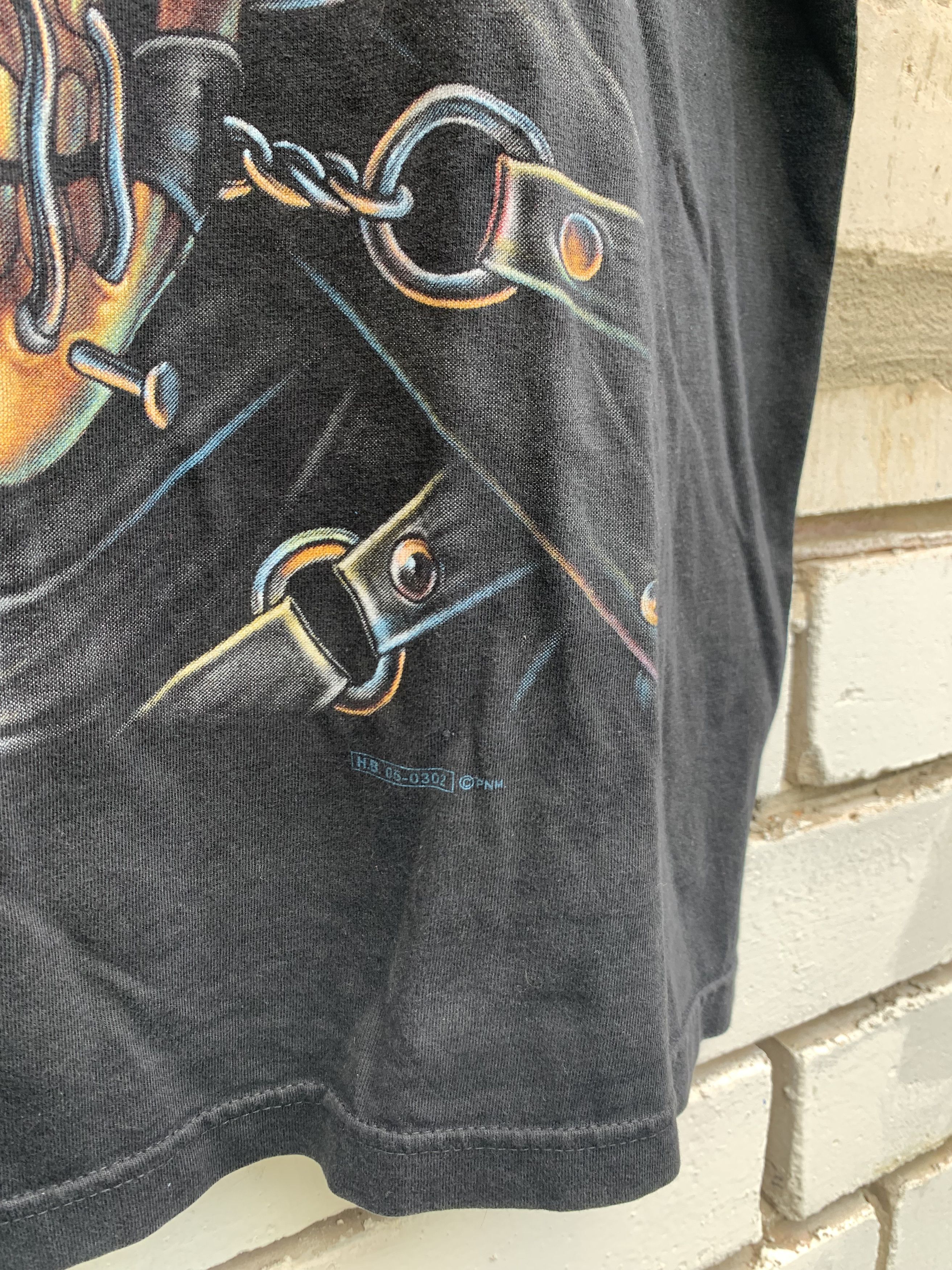 Band Tees Vintage Faded Megadeth t-shirt Y2K Sreetwear Skulls Size US L / EU 52-54 / 3 - 6 Thumbnail