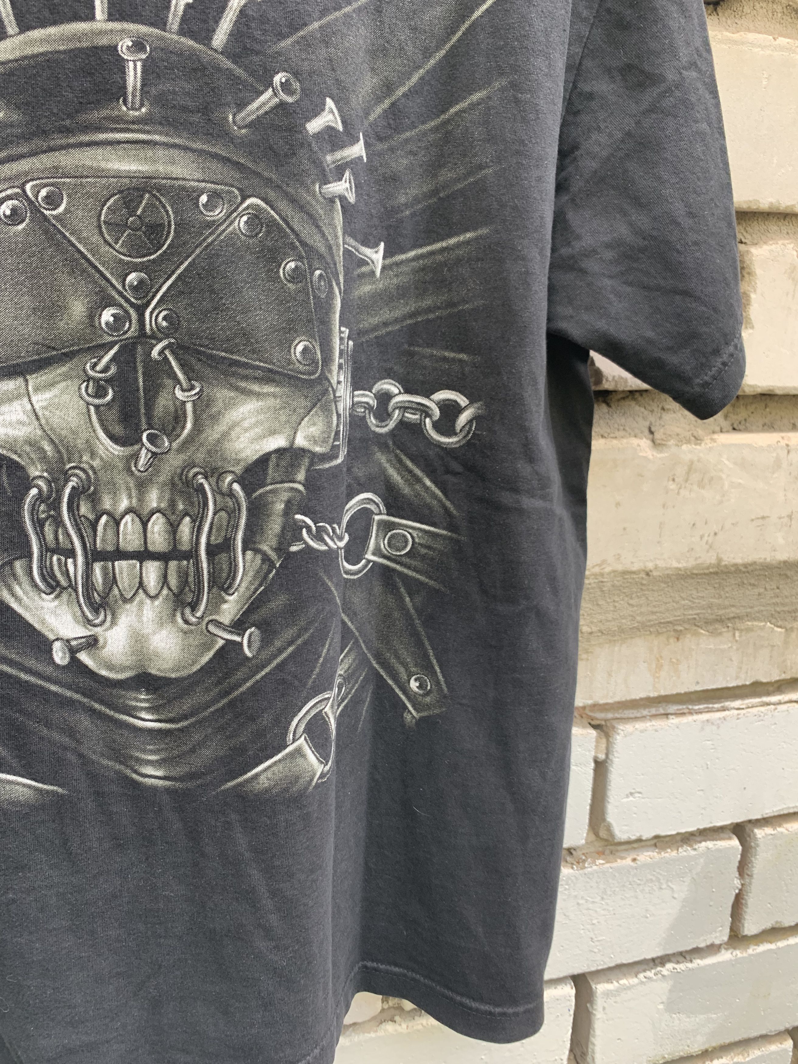 Band Tees Vintage Faded Megadeth t-shirt Y2K Sreetwear Skulls Size US L / EU 52-54 / 3 - 12 Thumbnail