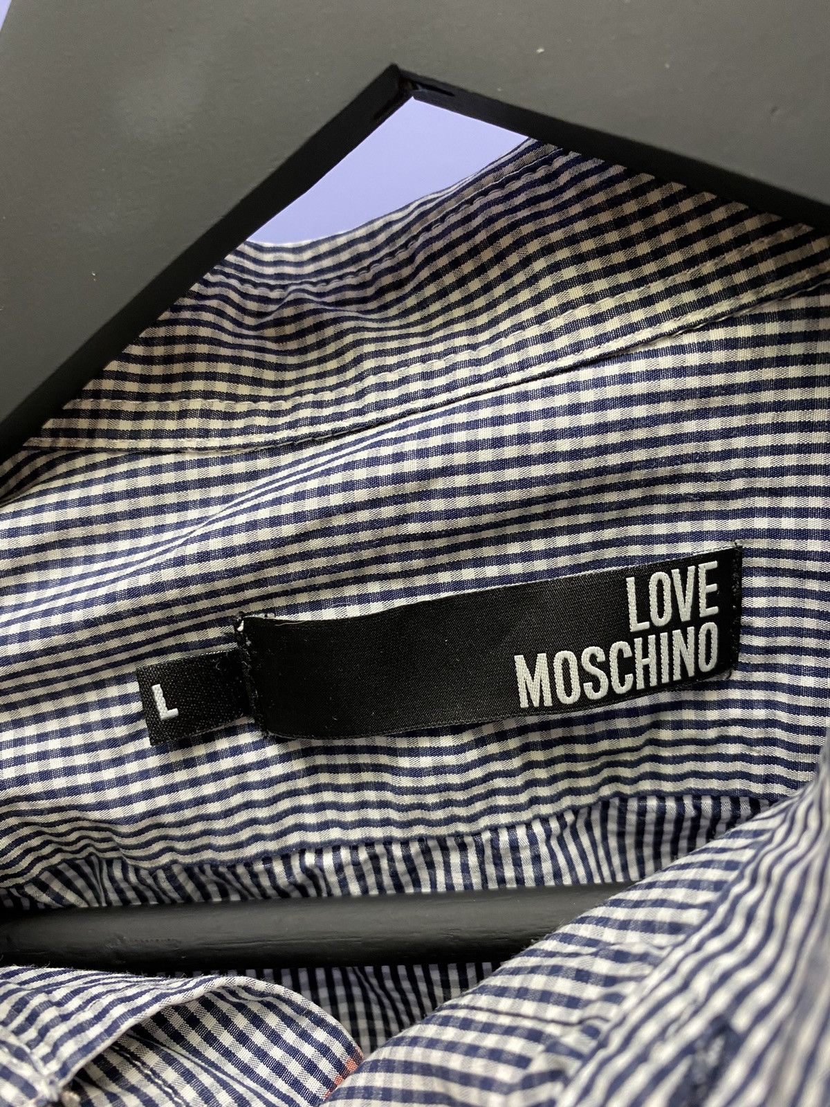 Designer × Moschino Moschino Hate War, Love And Peace Short Sleeve Shirt Size US L / EU 52-54 / 3 - 13 Thumbnail