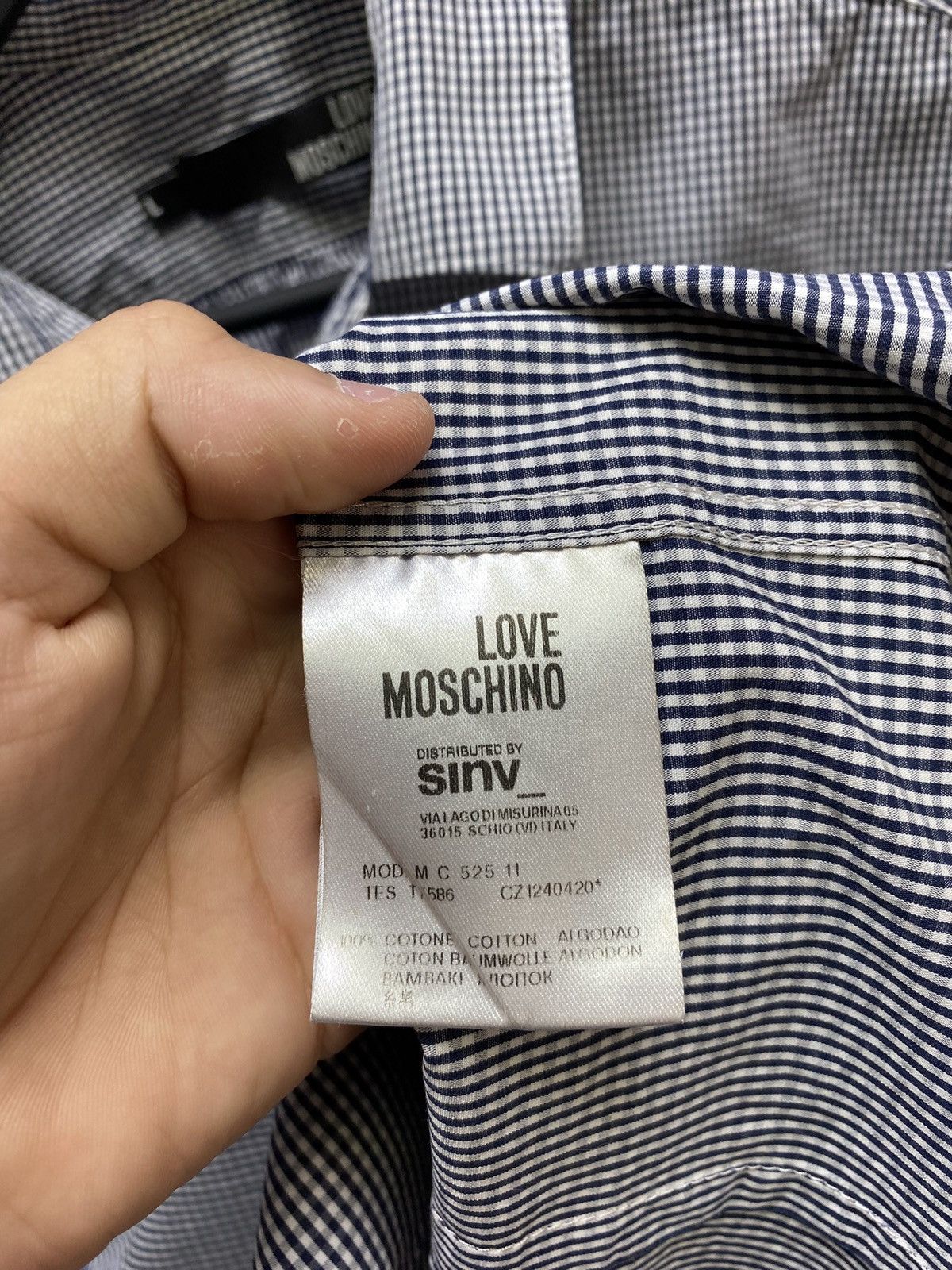 Designer × Moschino Moschino Hate War, Love And Peace Short Sleeve Shirt Size US L / EU 52-54 / 3 - 14 Thumbnail
