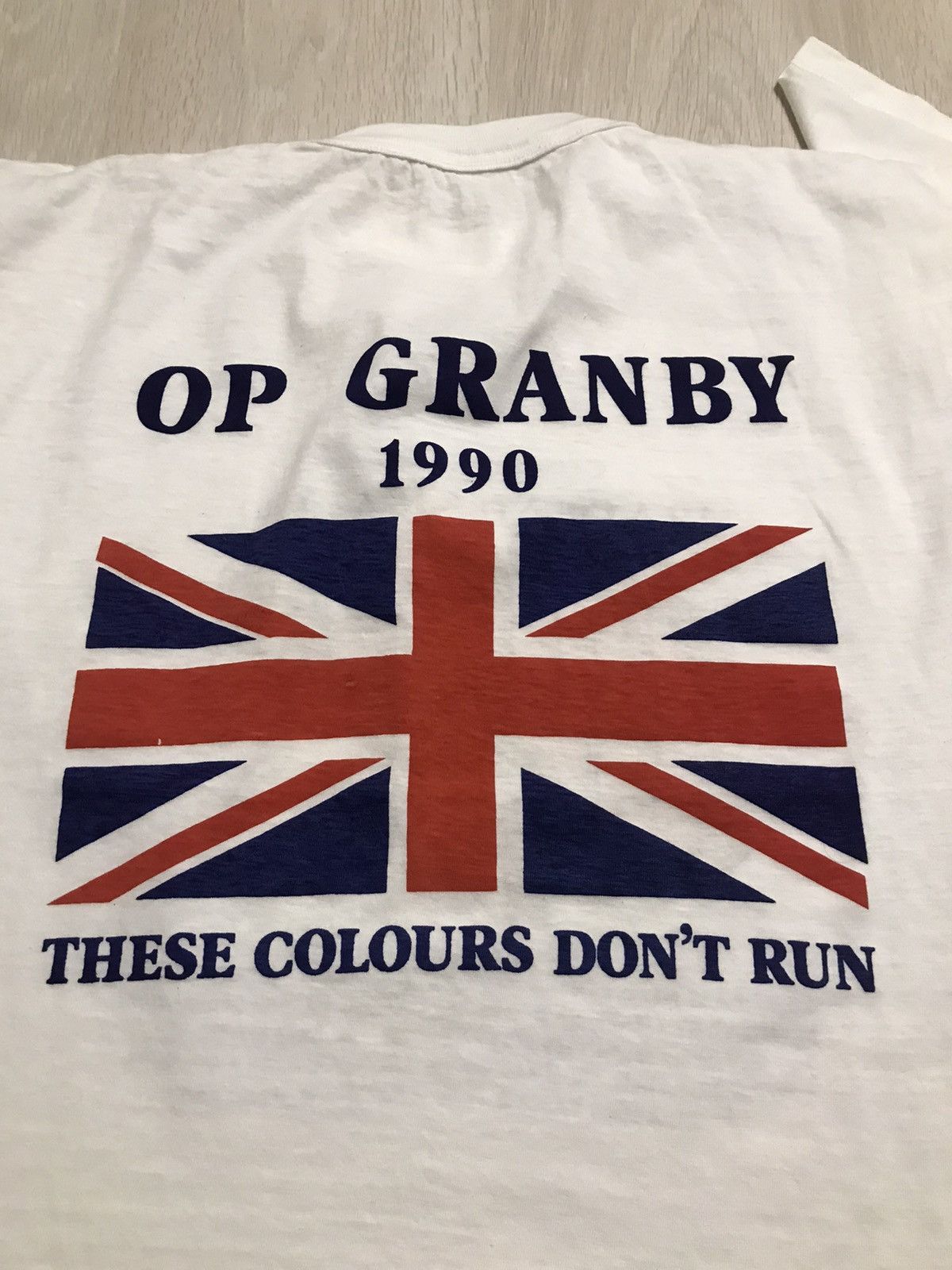 Vintage Vintage 90’s GULFWAR OP GRANBY 1990 Size US L / EU 52-54 / 3 - 9 Thumbnail