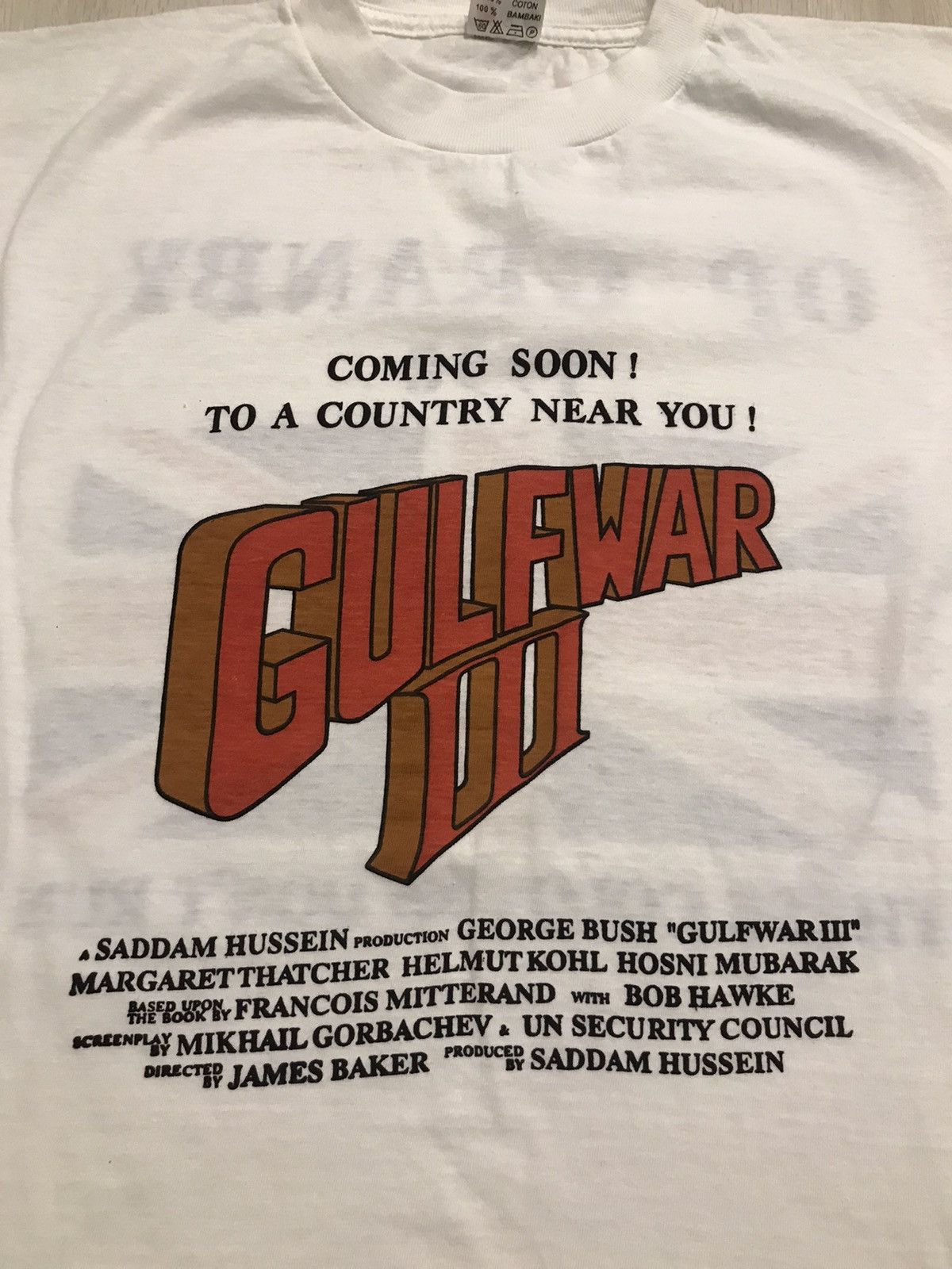 Vintage Vintage 90’s GULFWAR OP GRANBY 1990 Size US L / EU 52-54 / 3 - 3 Thumbnail