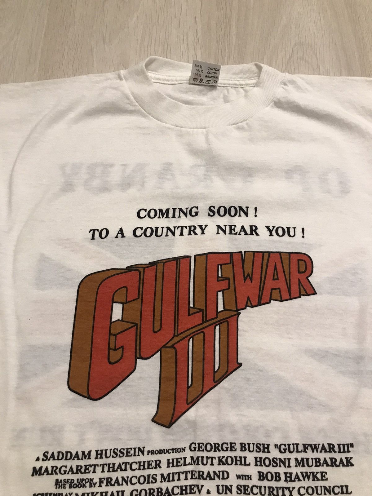 Vintage Vintage 90’s GULFWAR OP GRANBY 1990 Size US L / EU 52-54 / 3 - 2 Thumbnail