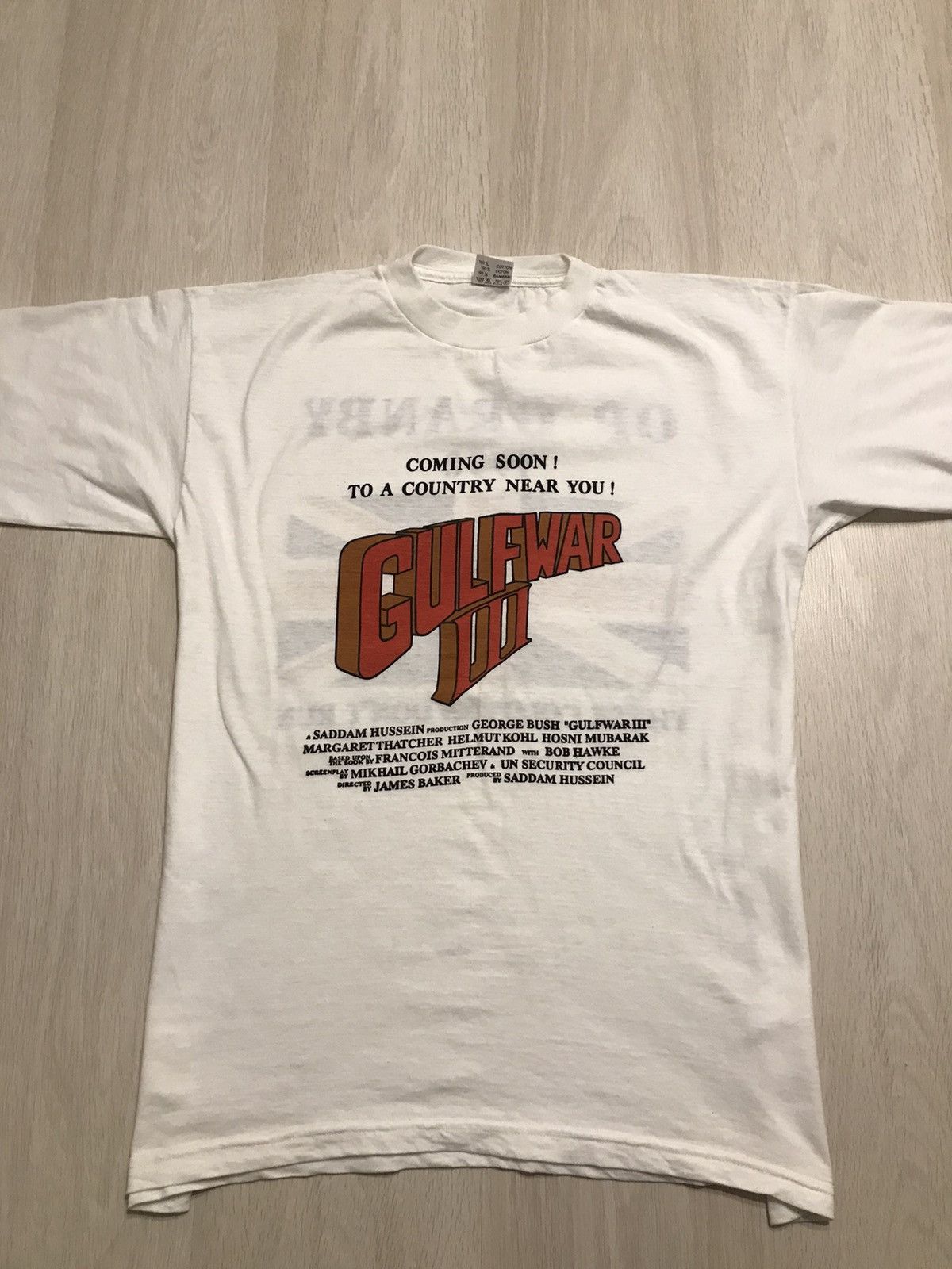 Vintage Vintage 90’s GULFWAR OP GRANBY 1990 Size US L / EU 52-54 / 3 - 1 Thumbnail