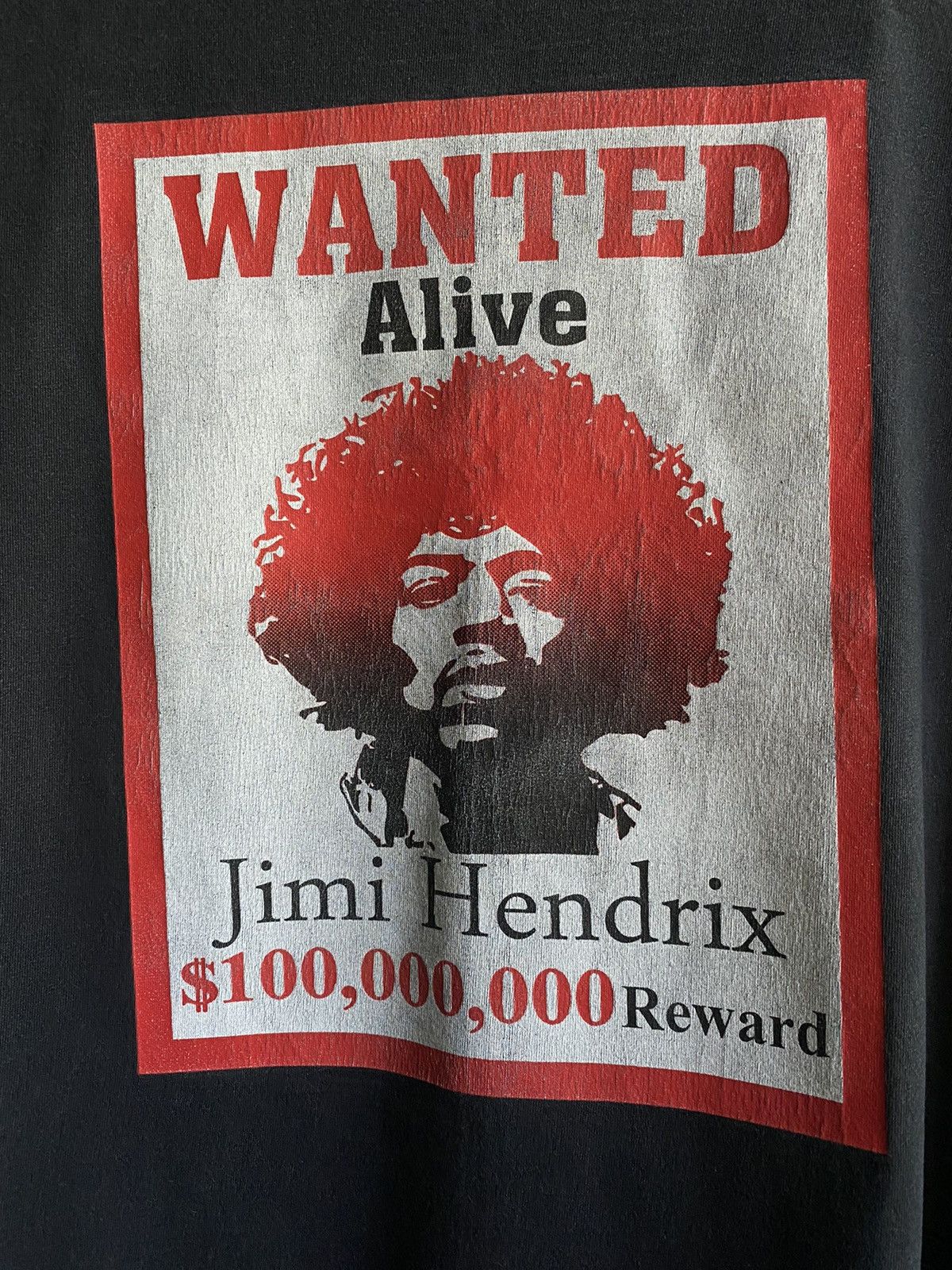 Band Tees Vintage Jimi Hendrix “Wanted Alive” T Shirt Tour Album Men’s Size US M / EU 48-50 / 2 - 5 Thumbnail