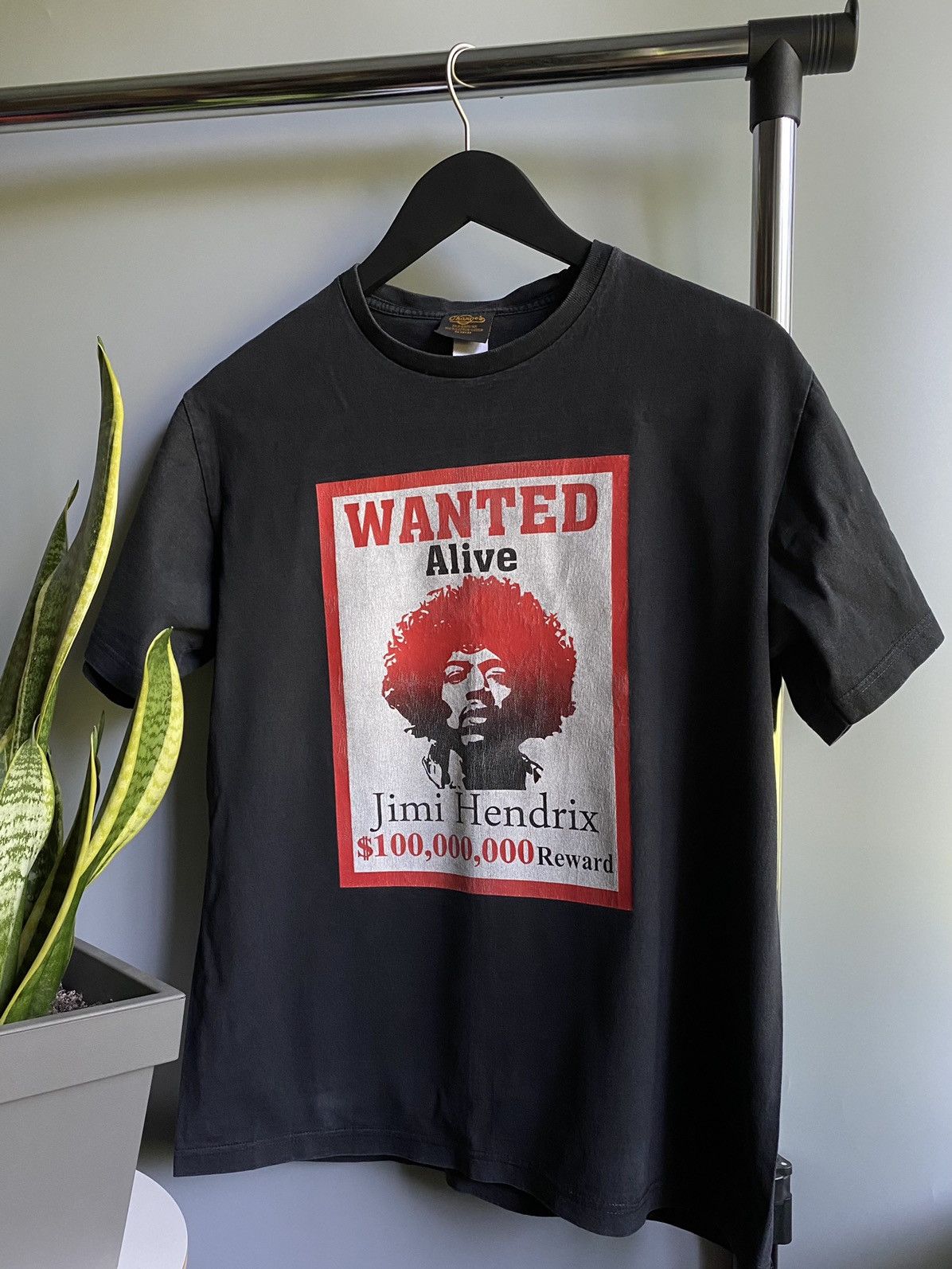 Band Tees Vintage Jimi Hendrix “Wanted Alive” T Shirt Tour Album Men’s Size US M / EU 48-50 / 2 - 2 Thumbnail