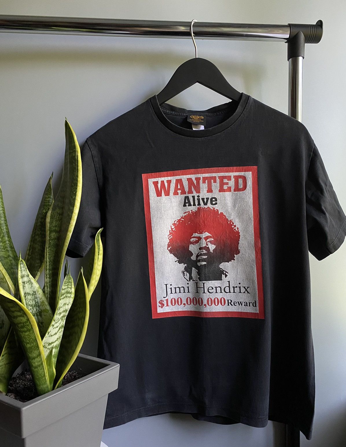 Band Tees Vintage Jimi Hendrix “Wanted Alive” T Shirt Tour Album Men’s Size US M / EU 48-50 / 2 - 3 Thumbnail