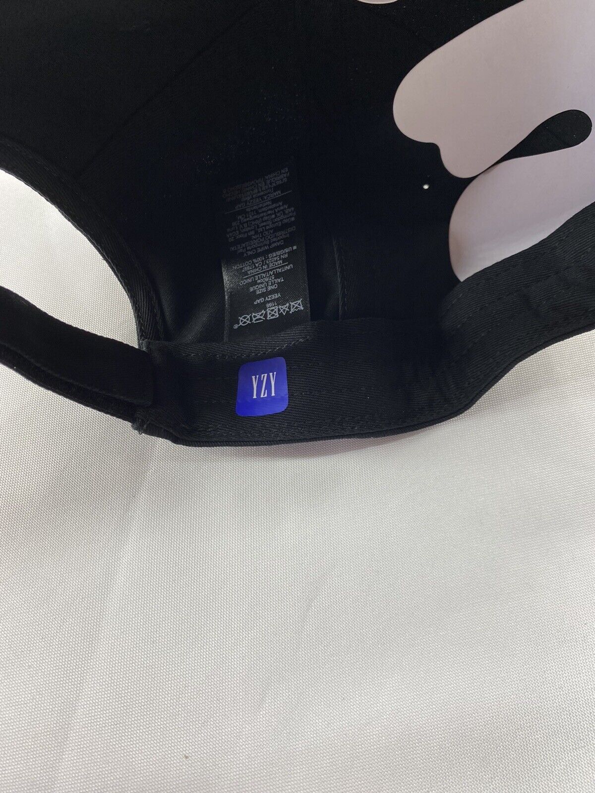 Gap Yeezy X Balenciaga Gap Logo Black Cap/Hat *Long Visor Size ONE SIZE - 6 Thumbnail