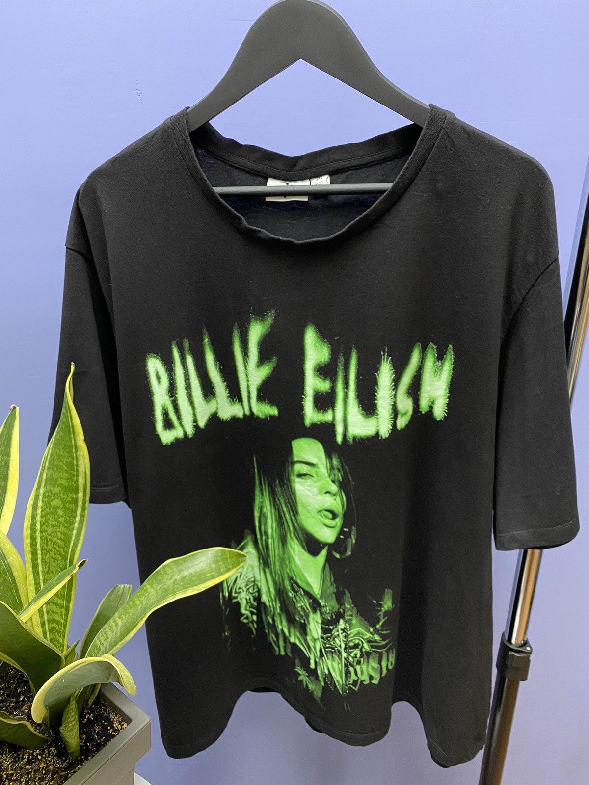Band Tees Billie Eilish Spooky ghost portrait Tour Merch 3XL Size US XXL / EU 58 / 5 - 5 Thumbnail