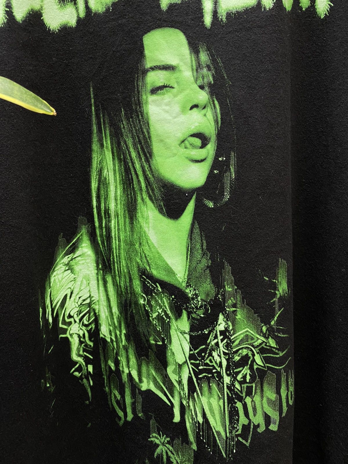 Band Tees Billie Eilish Spooky ghost portrait Tour Merch 3XL Size US XXL / EU 58 / 5 - 8 Thumbnail