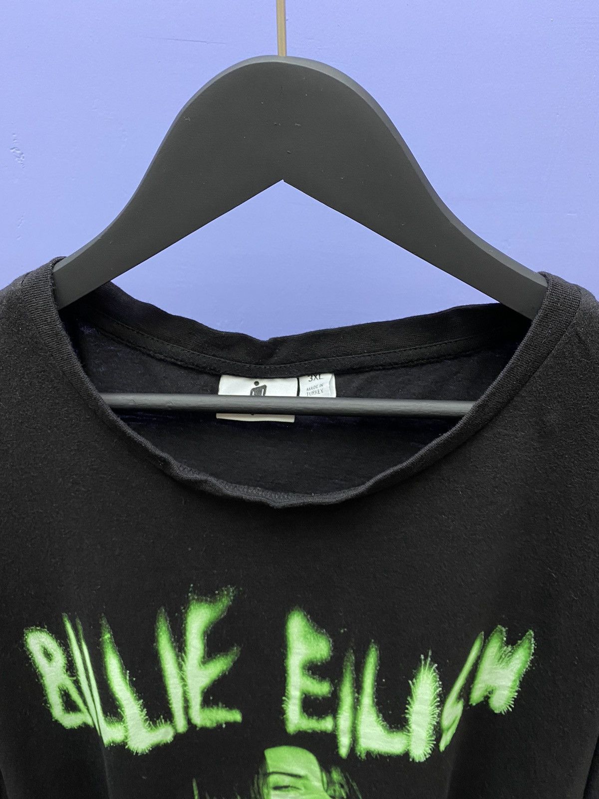 Band Tees Billie Eilish Spooky ghost portrait Tour Merch 3XL Size US XXL / EU 58 / 5 - 12 Thumbnail