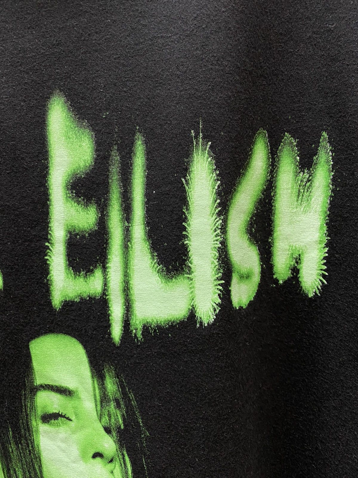Band Tees Billie Eilish Spooky ghost portrait Tour Merch 3XL Size US XXL / EU 58 / 5 - 9 Thumbnail
