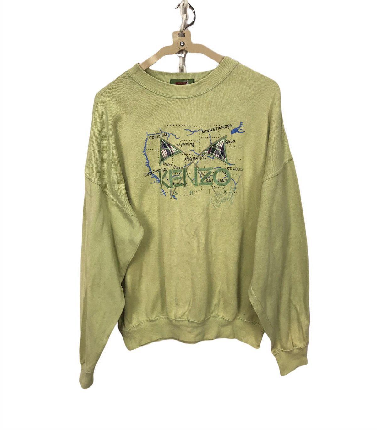 Japanese Brand × Kenzo × Vintage Kenzo paris golf spellout crewneck sweatshirt Size US M / EU 48-50 / 2 - 1 Thumbnail