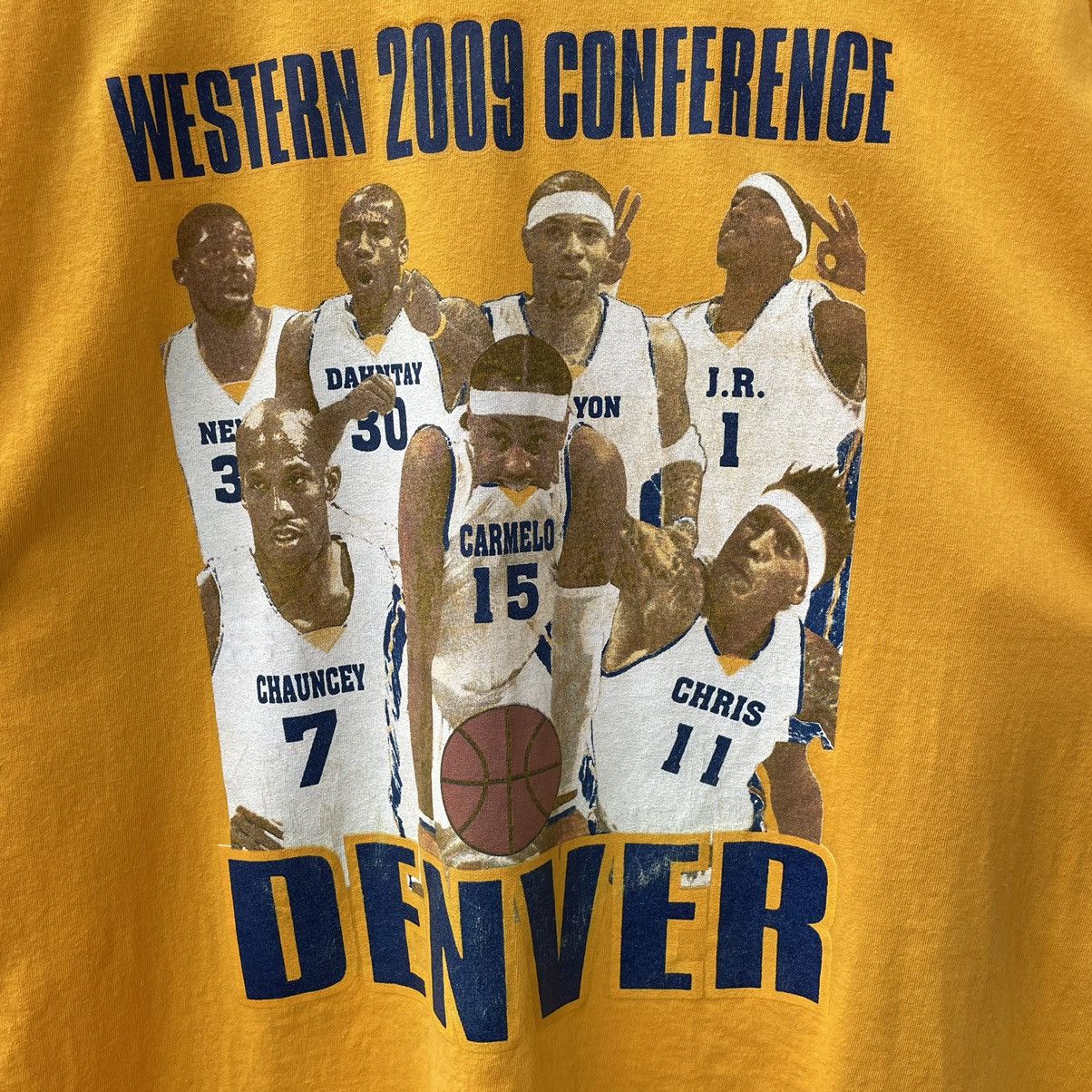 NBA Vintage Denver Nuggets NBA Tee Shirt Size US XL / EU 56 / 4 - 2 Thumbnail