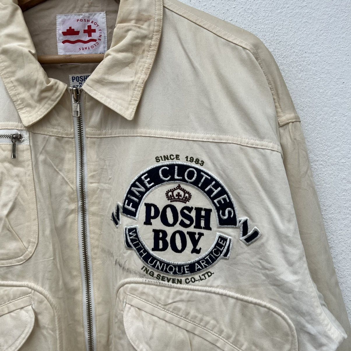 Japanese Brand VINTAGE POSHBOY VARSITY BOMBER JACKET FULL PRINT PATCHES Size US M / EU 48-50 / 2 - 5 Thumbnail