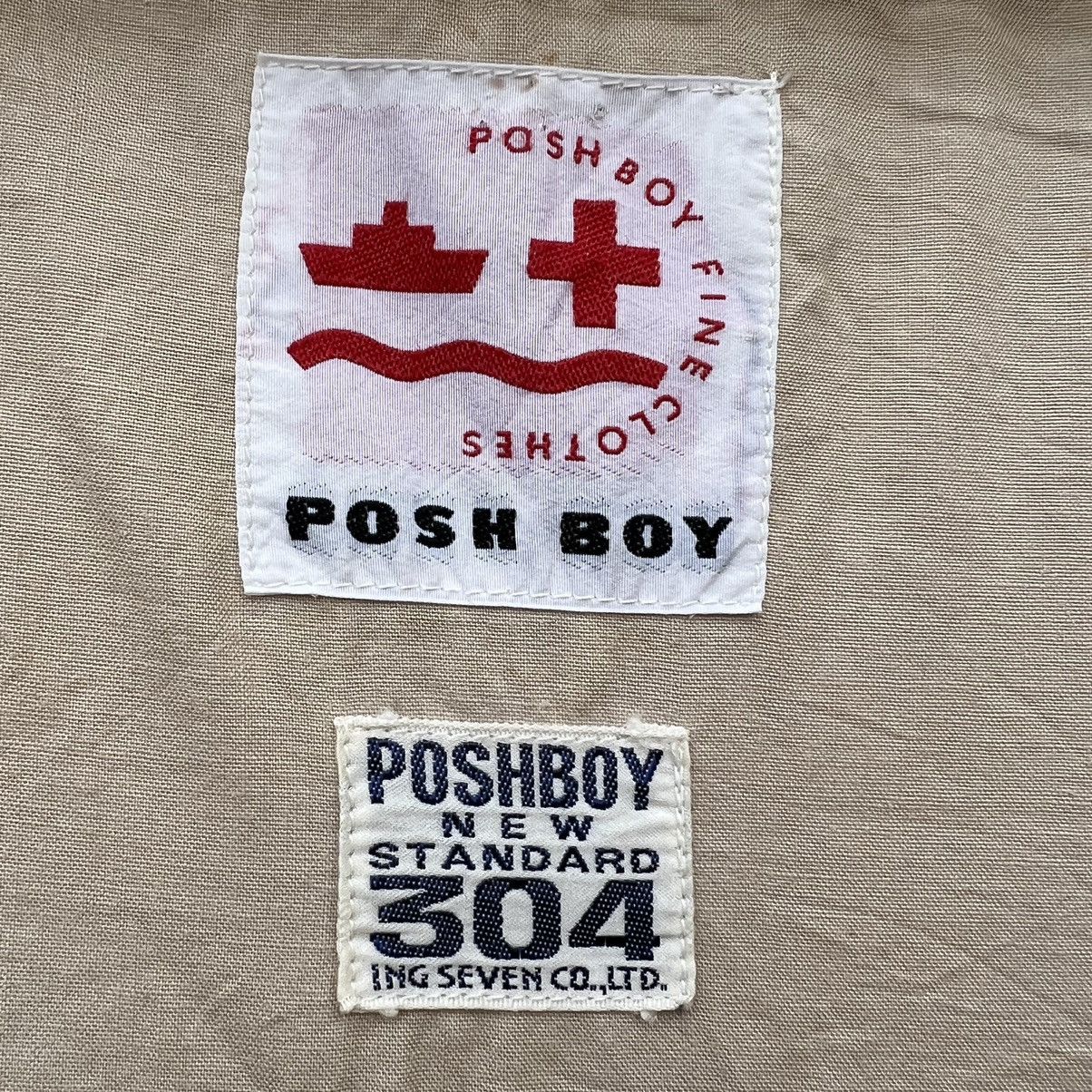 Japanese Brand VINTAGE POSHBOY VARSITY BOMBER JACKET FULL PRINT PATCHES Size US M / EU 48-50 / 2 - 12 Thumbnail