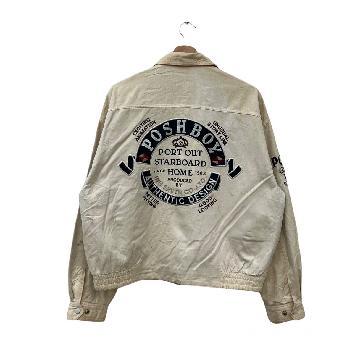 Japanese Brand VINTAGE POSHBOY VARSITY BOMBER JACKET FULL PRINT PATCHES Size US M / EU 48-50 / 2 - 1 Thumbnail