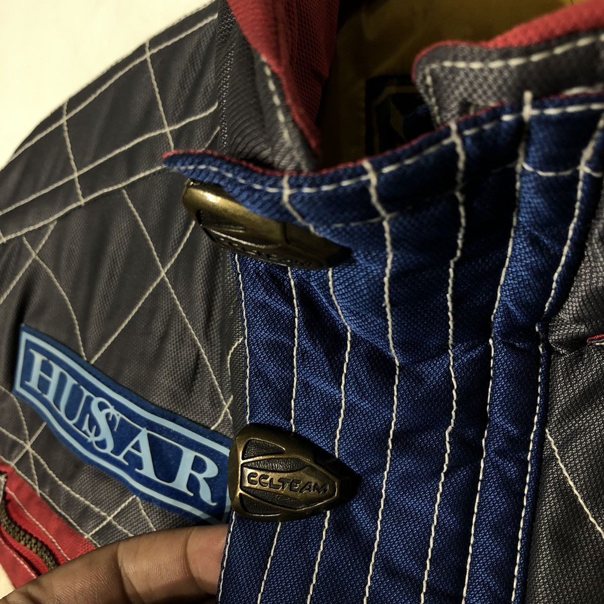 Japanese Brand VINTAGE HUSSAR SKI JACKET MULTI COLOUR Size US L / EU 52-54 / 3 - 7 Thumbnail